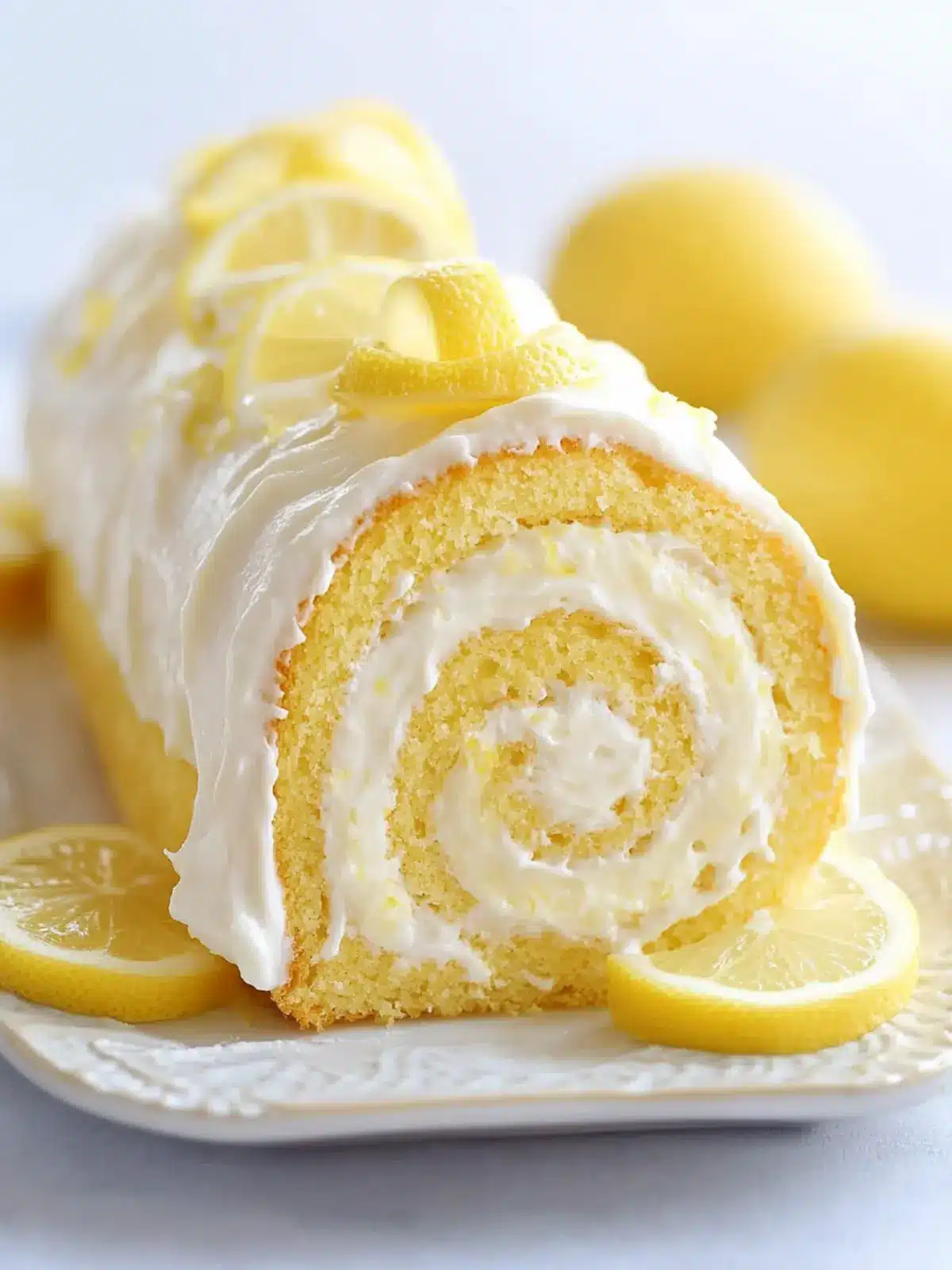 Easy Lemon Cream Swiss Roll That Will Brighten Your Day 4 Easy Lemon Cream Swiss Roll