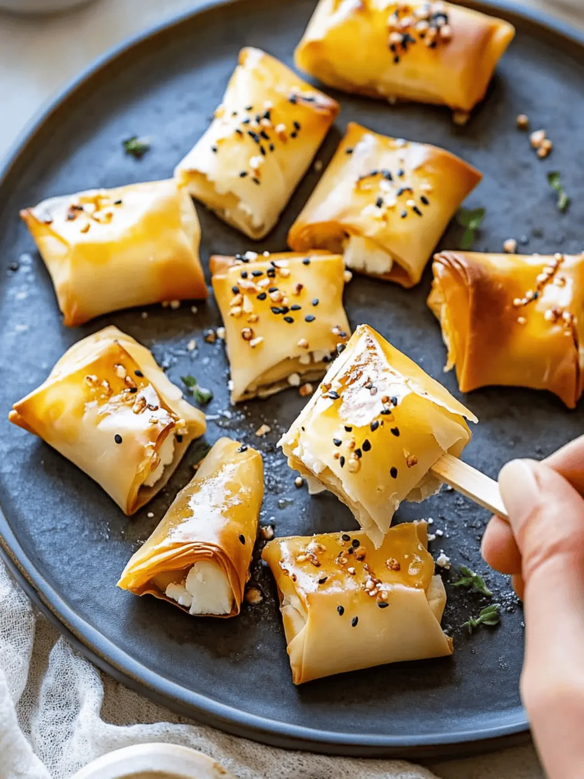 Baked Feta Bites in Phyllo Pastry You ll Love in Minutes 3 Baked Feta Bites in Phyllo Pastry