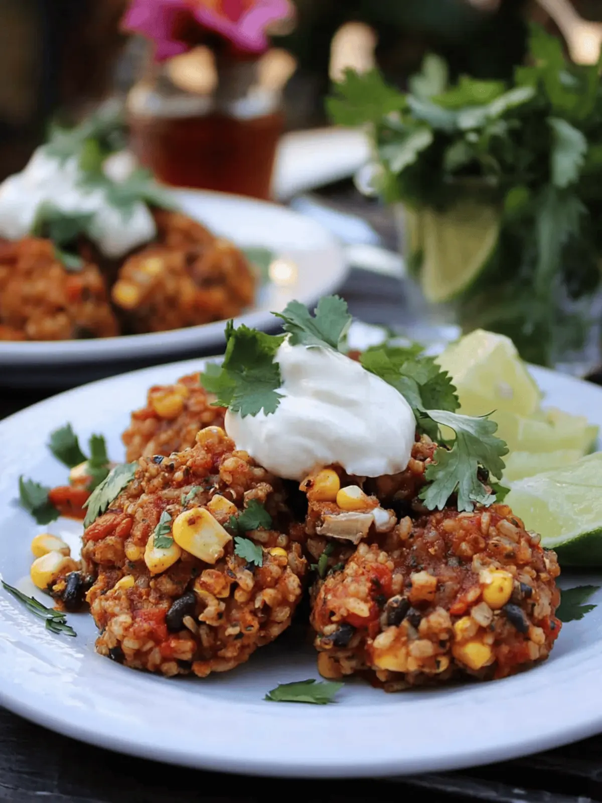 Wild Rice Chile Corn Fritters with Chipotle Pork Sauce Bliss 4 Wild Rice Chile Corn Fritter & Chipotle Pork Sauce