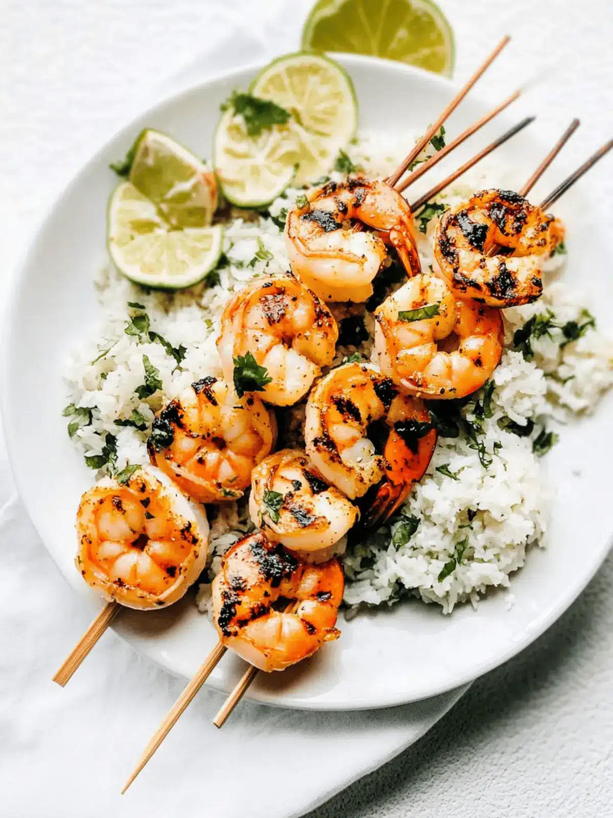 Zesty Grilled Lime Cilantro Shrimp Skewers for Summer Bliss 2 Grilled Lime Cilantro Shrimp Skewers