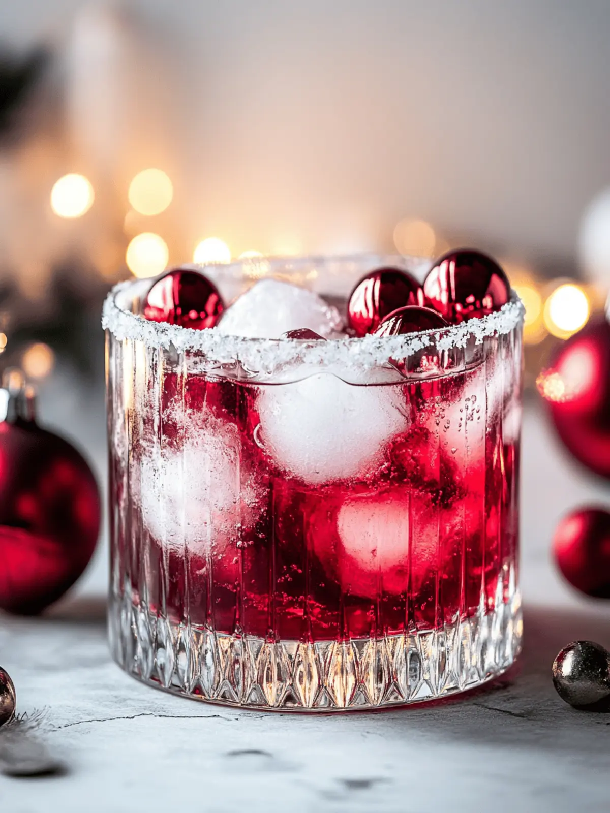 The Sober Santa: Festive Cranberry Citrus Mocktail Delight 4 The Sober Santa