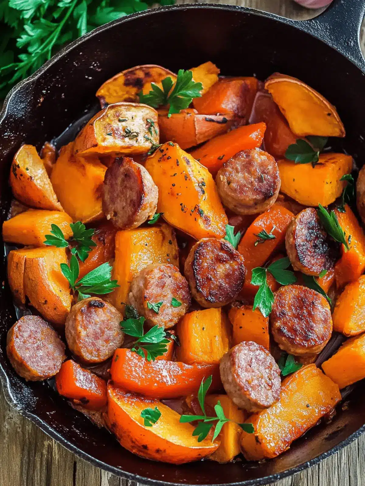 Sweet Potato and Sausage Skillet: A Cozy 30-Minute Meal 2 Sweet Potato and Sausage Skillet
