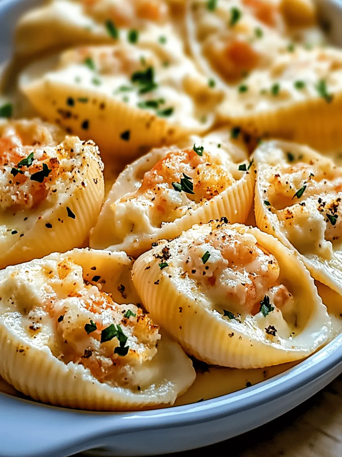Indulge in Creamy Seafood Stuffed Shells for Special Occasions 2 Indulge in Creamy Seafood Stuffed Shells for Special Occasions