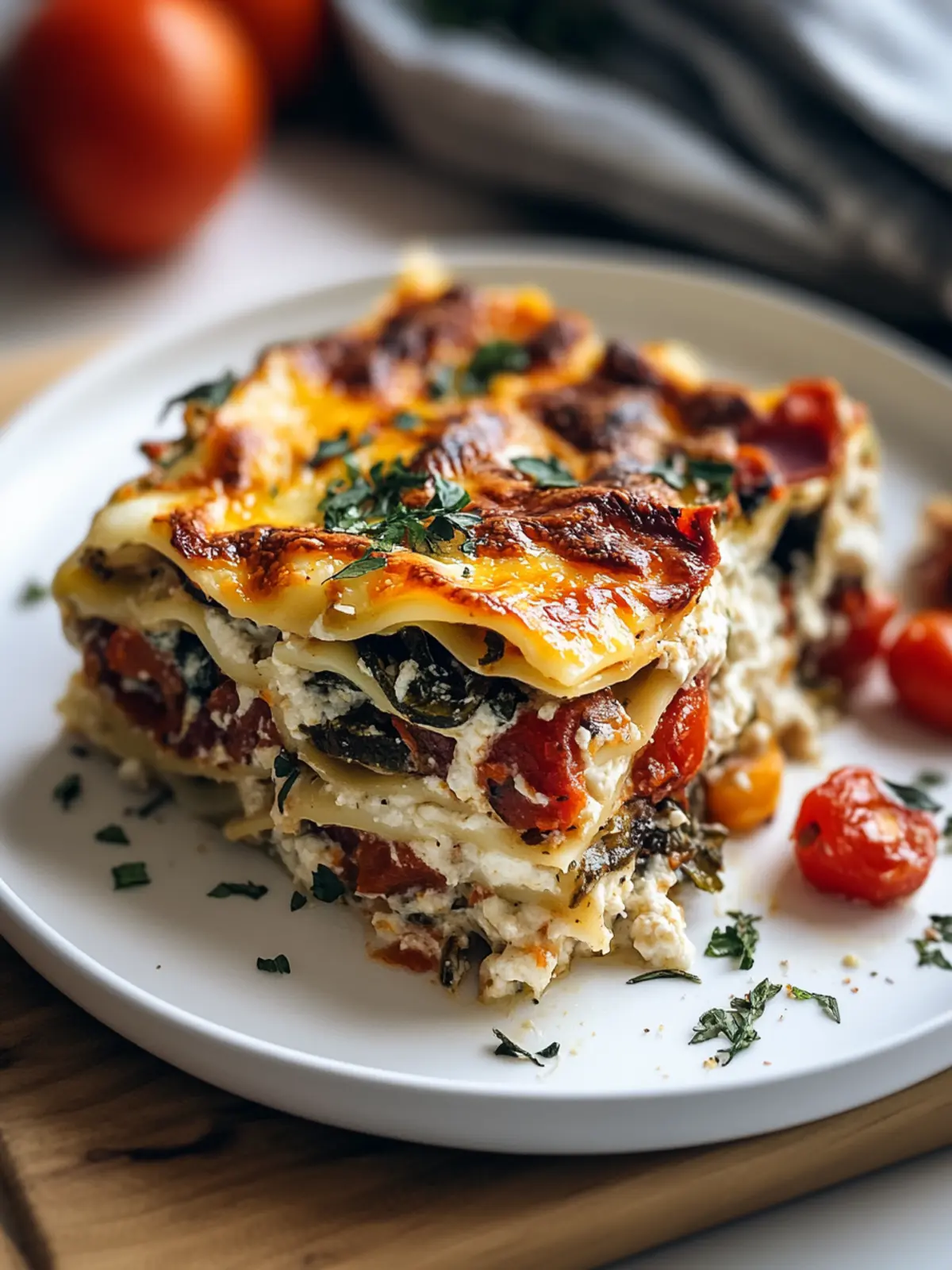 Loaded Veggie White Lasagna: A Comforting, Healthy Delight 2 Loaded Veggie White Lasagna