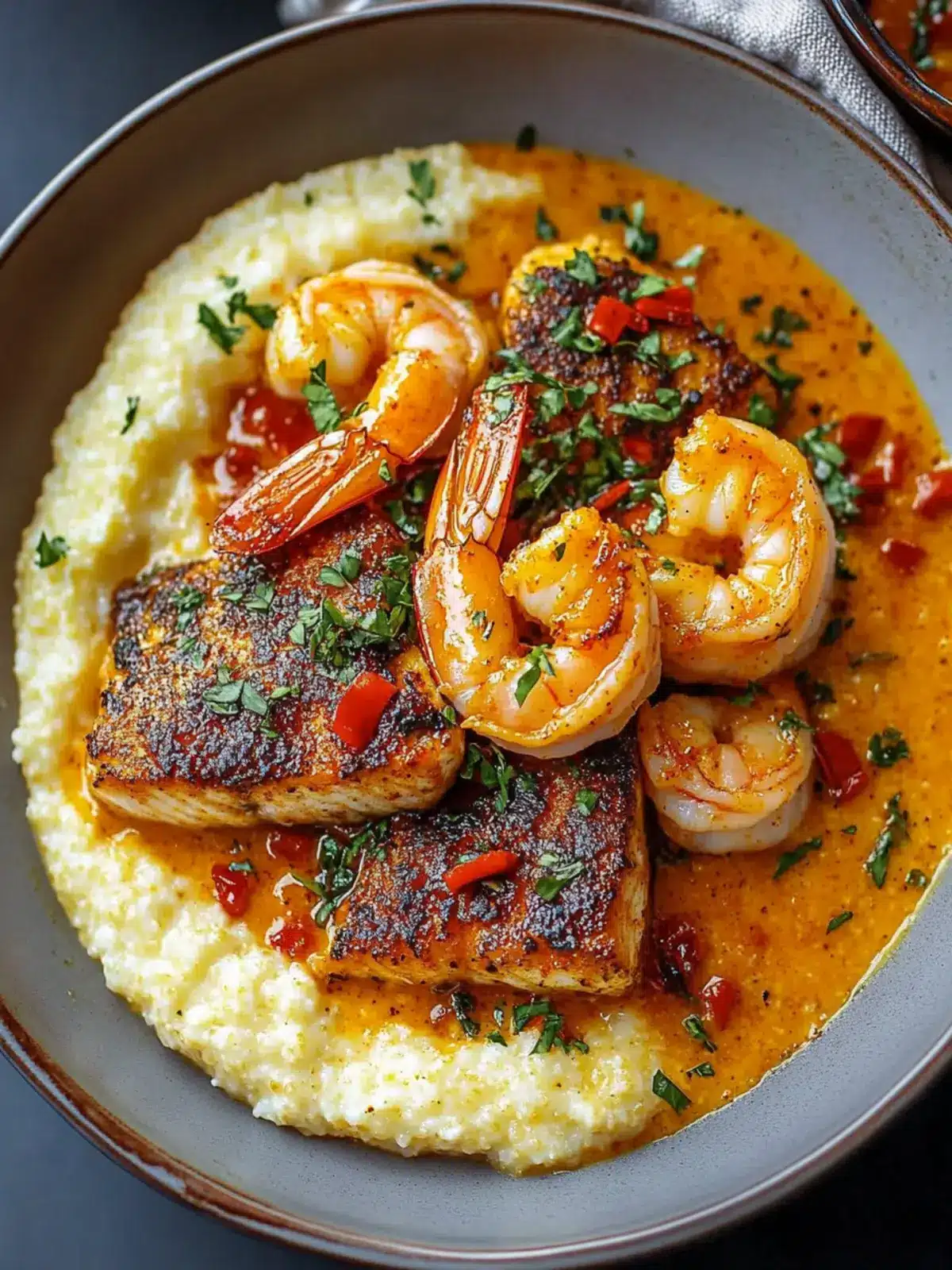 Cajun Red Snapper Shrimp Grits that Wow Your Taste Buds 3 Red Snapper Shrimp Grits Cajun
