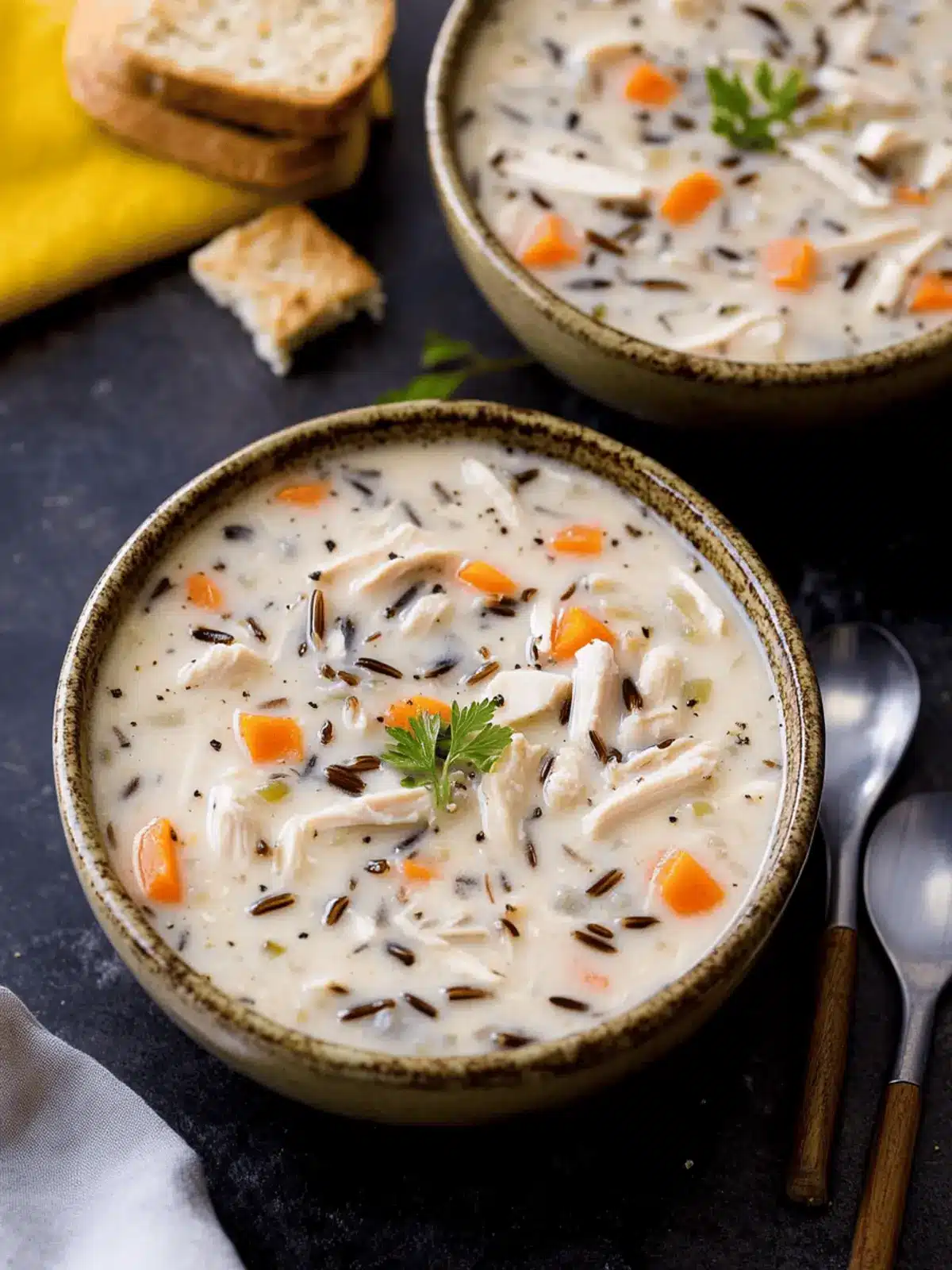Cozy Up with Creamy Chicken & Wild Rice Soup Tonight 2 Creamy Chicken & Wild Rice Soup