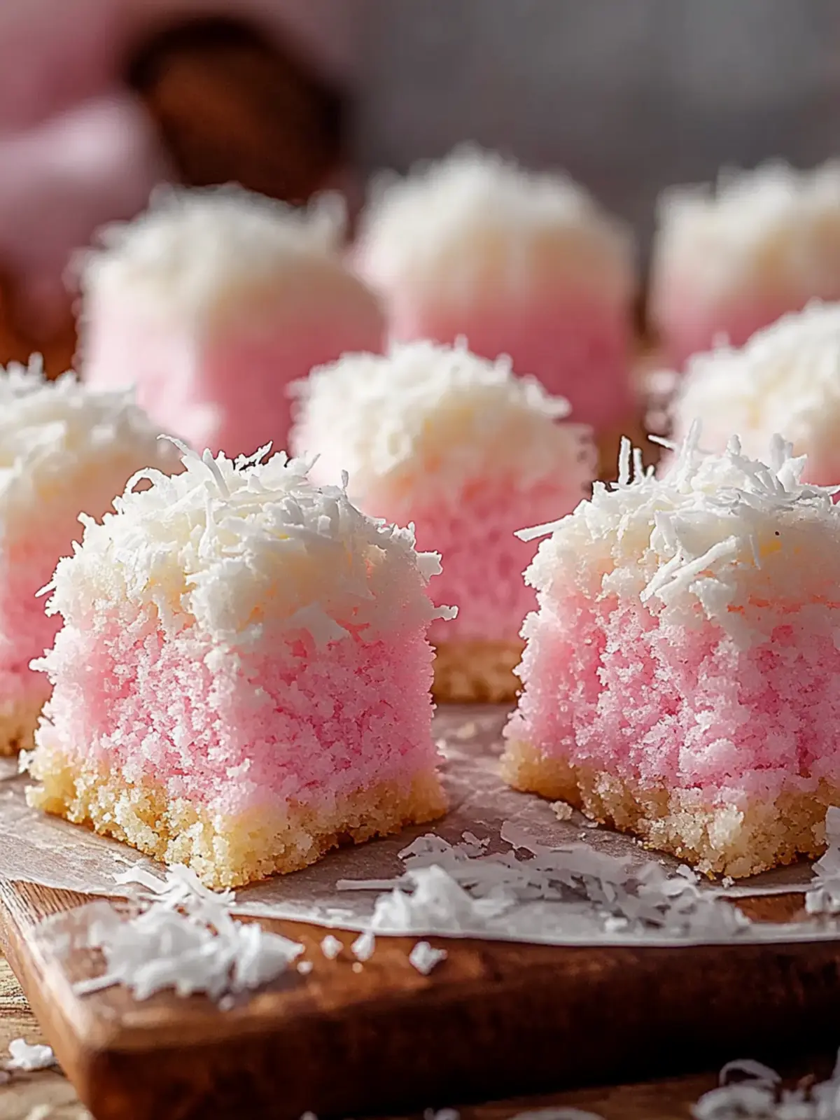 Delicious Pink Coconut Snowball Cake Bars You ll Crave Daily 4 Pink Coconut Snowball Cake Bars