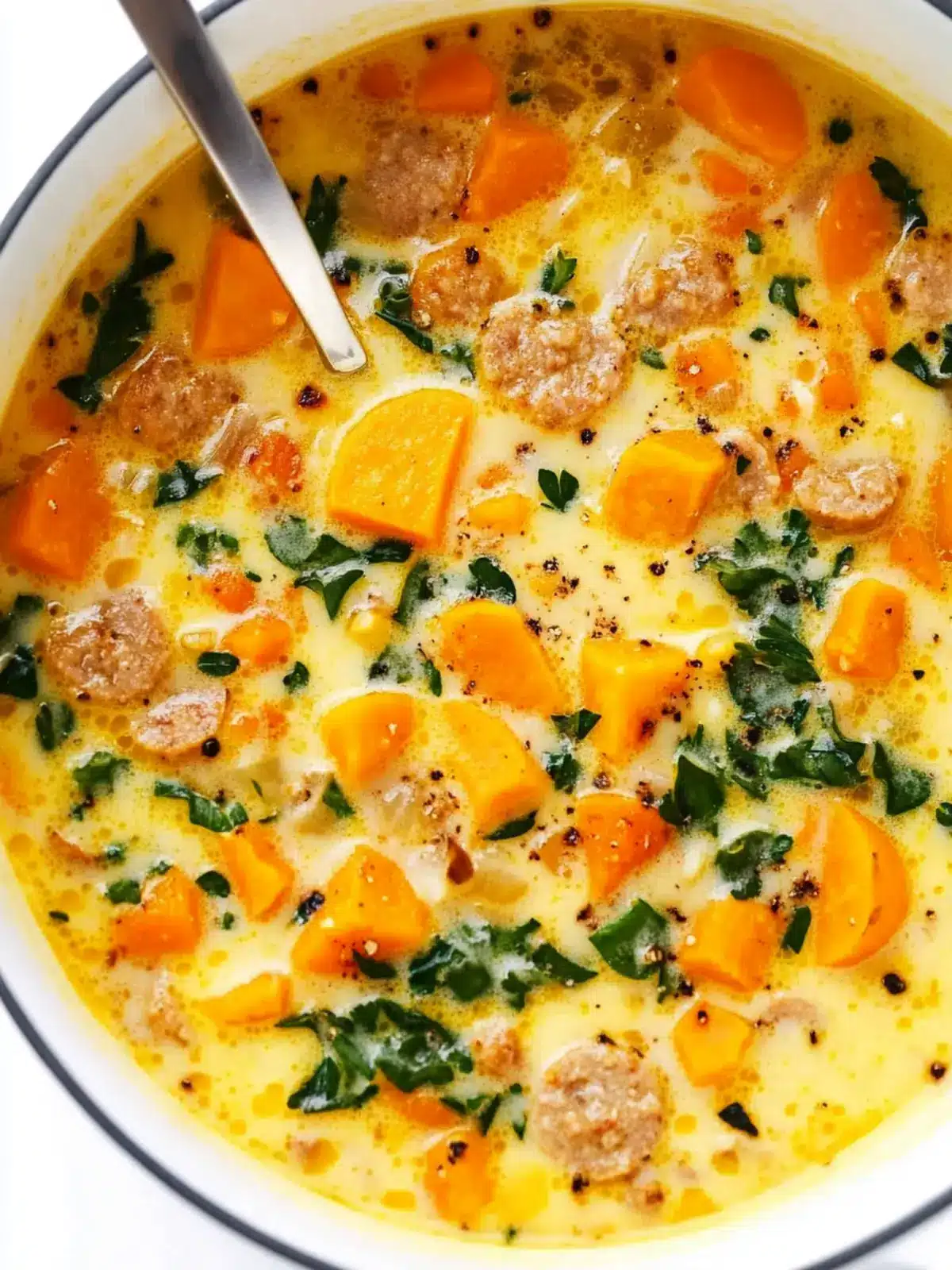Creamy Sweet Potato and Sausage Soup for Cozy Nights 4 Creamy Sweet Potato and Sausage Soup