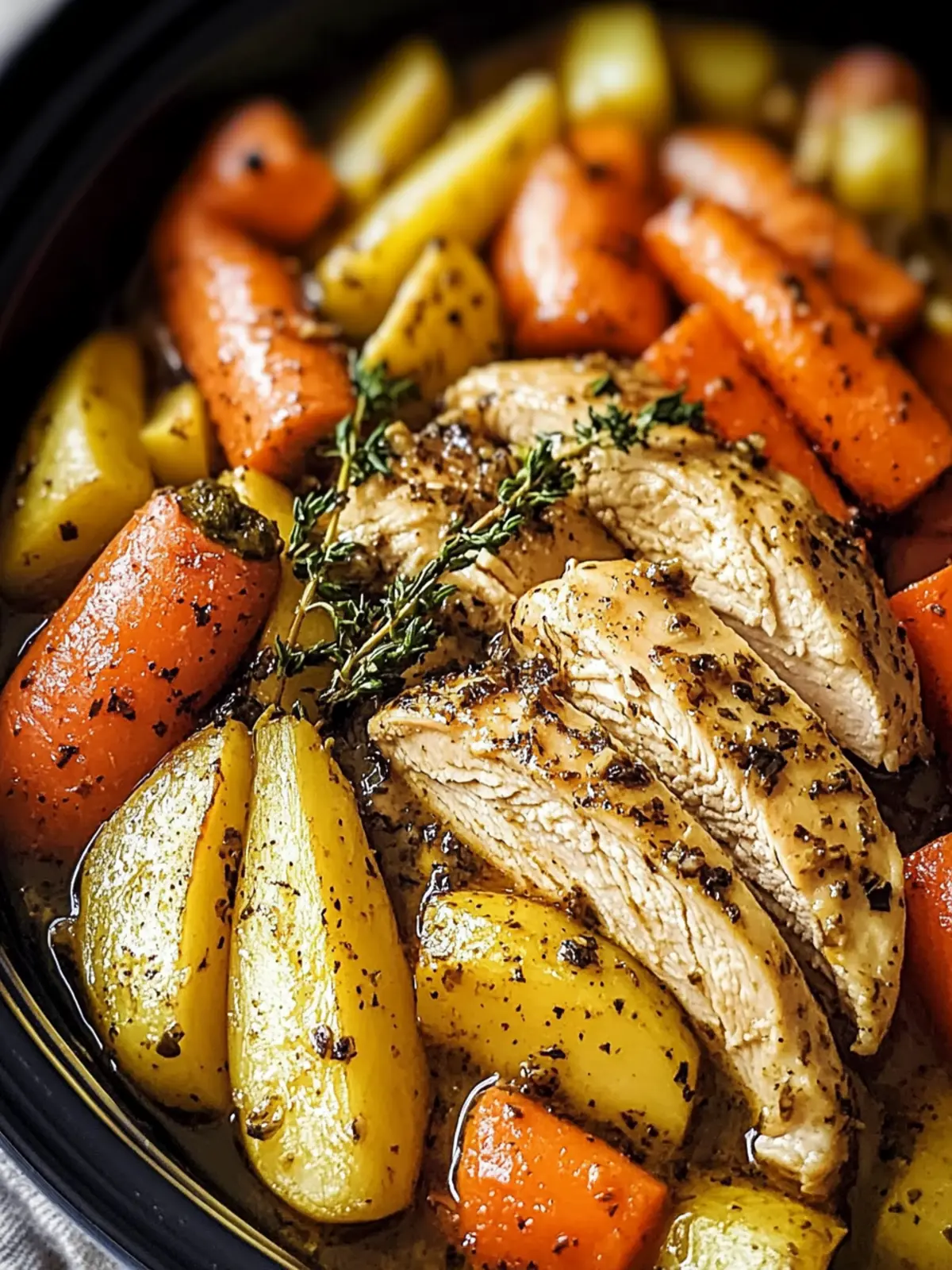 Slow Cooker Garlic Butter Chicken and Veggies for Cozy Nights 4 Slow Cooker Garlic Butter Chicken and Veggies