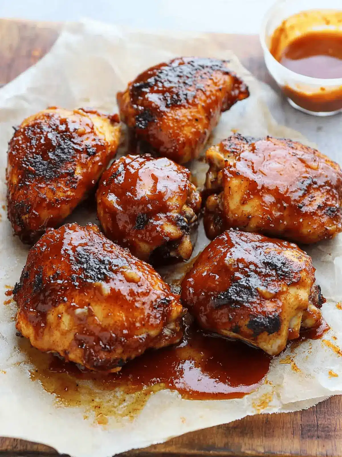 Tender Baked BBQ Chicken Thighs for Ultimate Weeknight Bliss 3 Baked BBQ Chicken Thighs