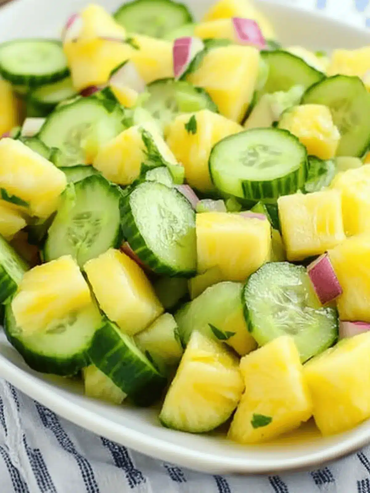 Pineapple Cucumber Salad: A Refreshing Twist on Summer Flavors 3 Pineapple Cucumber Salad
