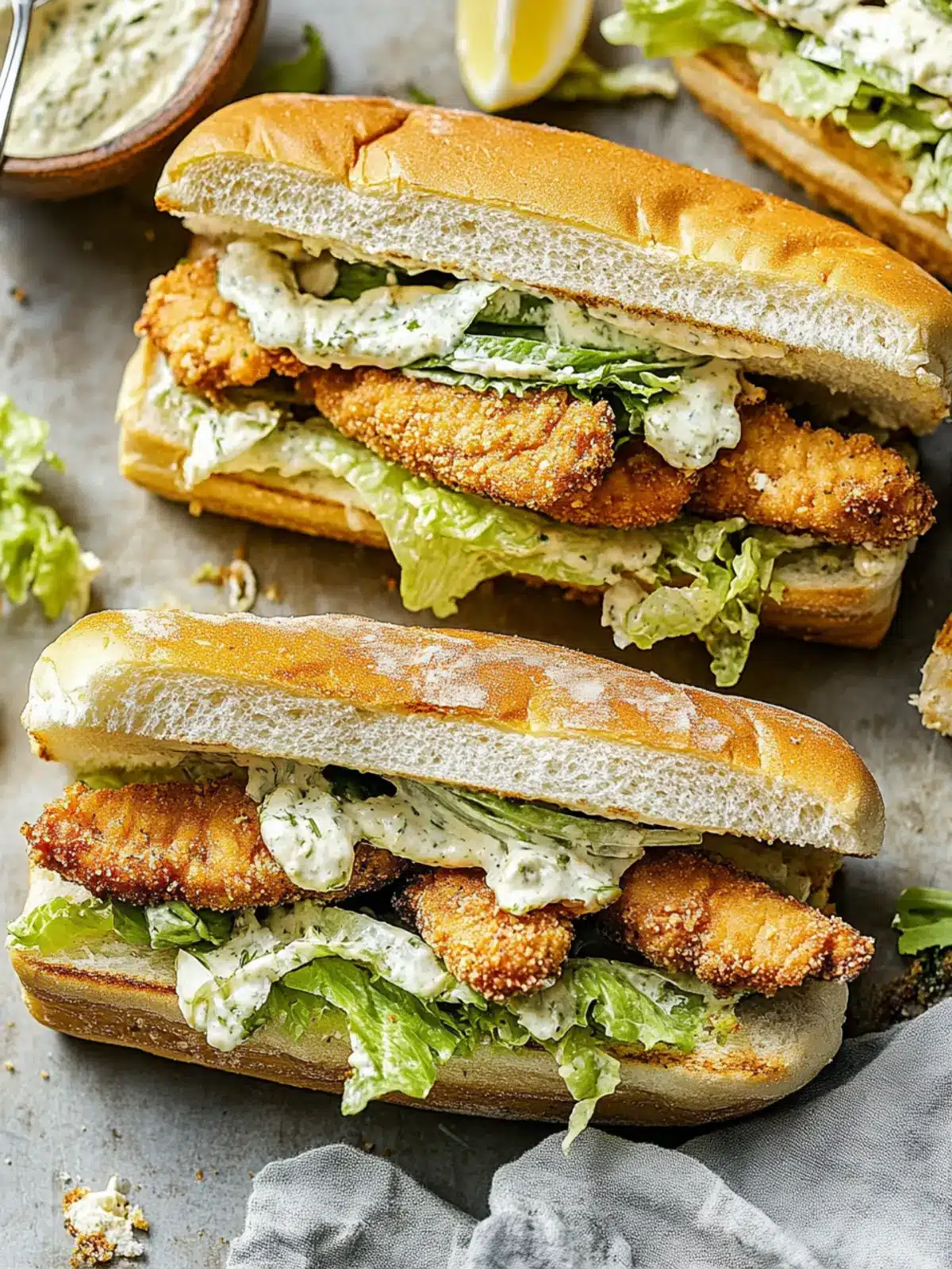 Crispy Chicken Caesar Sandwiches That Wow in Under 30 Minutes 2 Chicken Caesar Sandwiches