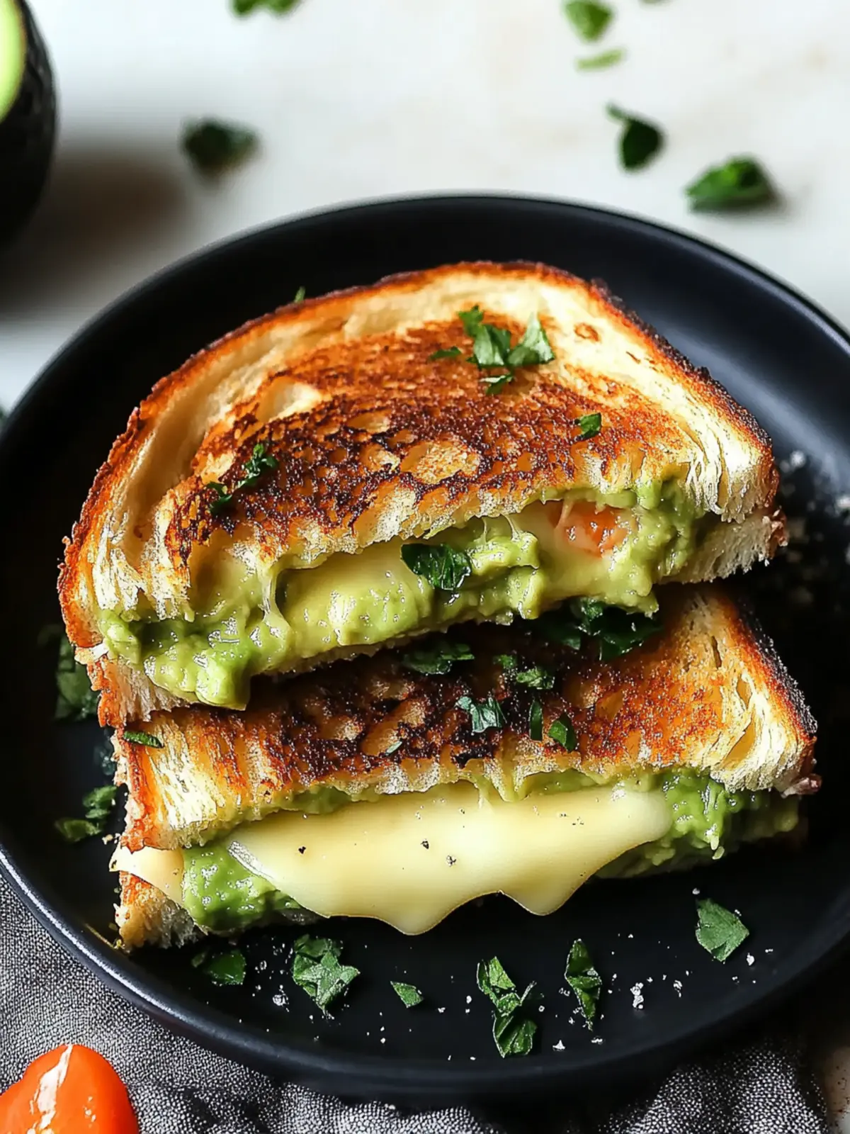 Creamy Avocado Grilled Cheese: Your New Comfort Food Crush 2 Creamy Avocado Grilled Cheese