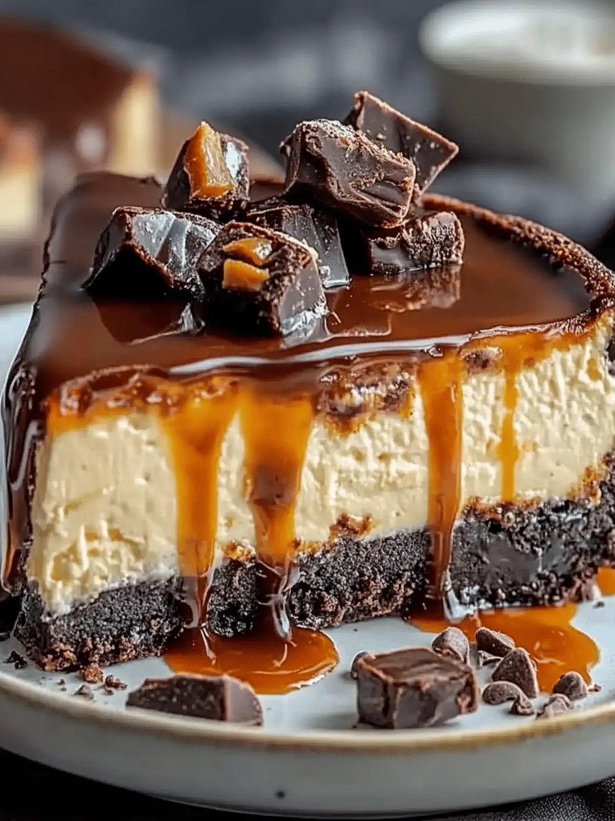 Decadent Caramel Brownie Cheesecake to Indulge Your Sweet Tooth 3 Caramel Brownie Cheesecake
