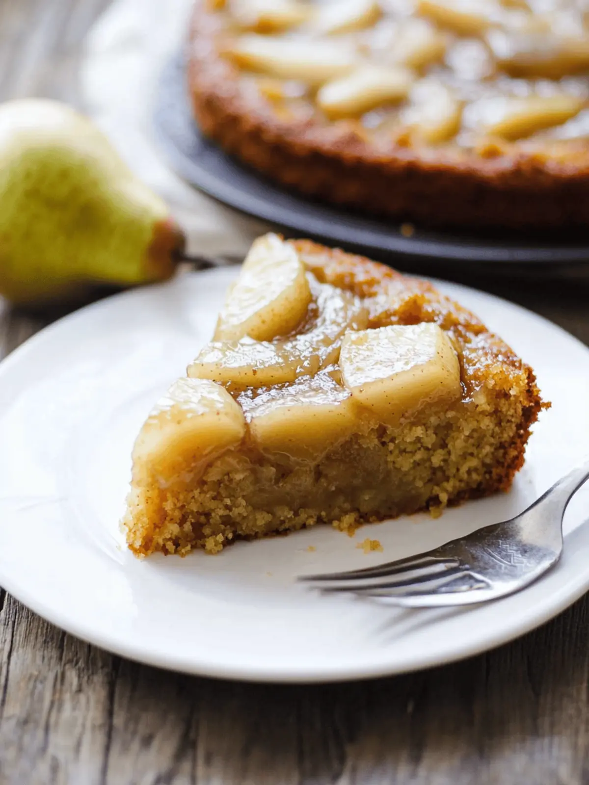 Spiced Pear Upside-Down Cake for Cozy Gatherings 4 Spiced Pear Upside-Down Cake
