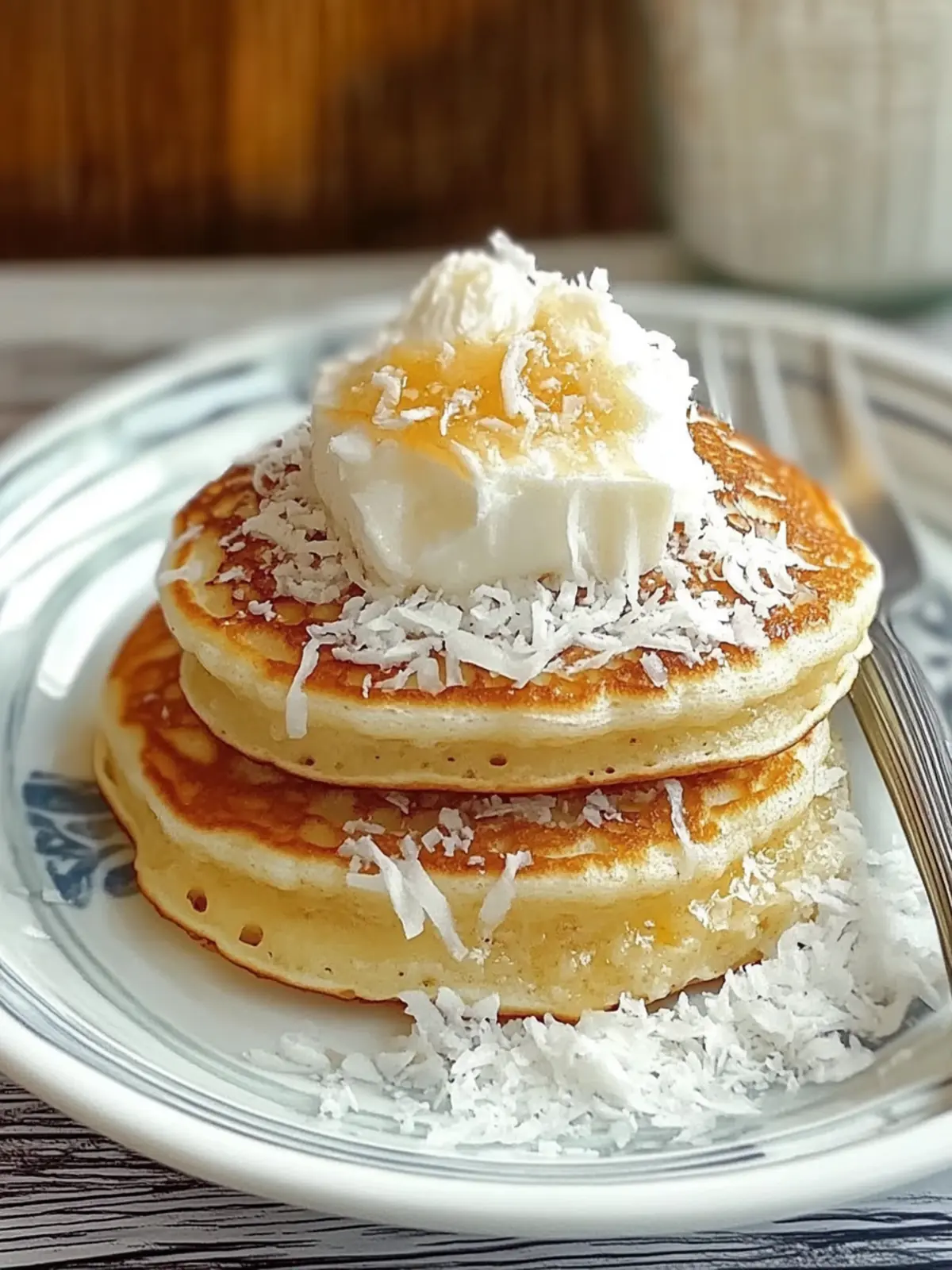 Delicious Coconut Cream Pancakes for a Tropical Breakfast Bliss 2 Coconut Cream Pancakes