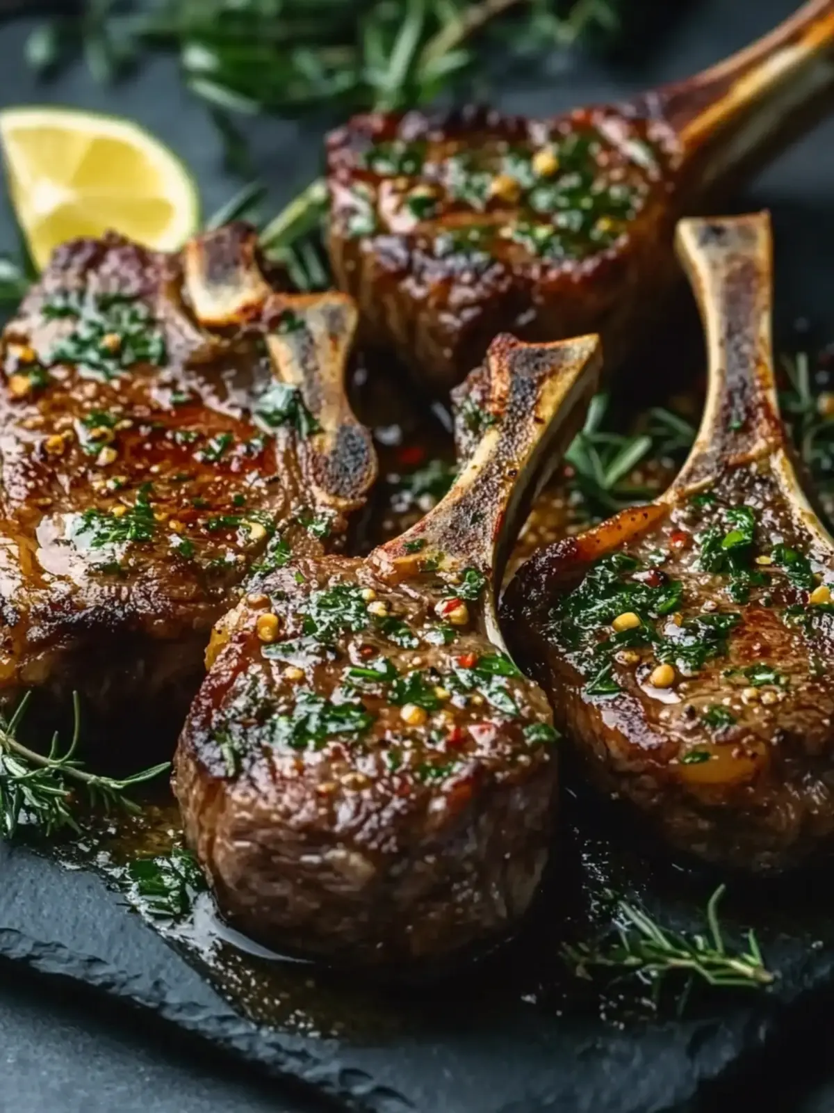 Savor Juicy Garlic Butter Lamb Chops for an Elegant Dinner 2 Juicy Garlic Butter Lamb Chops