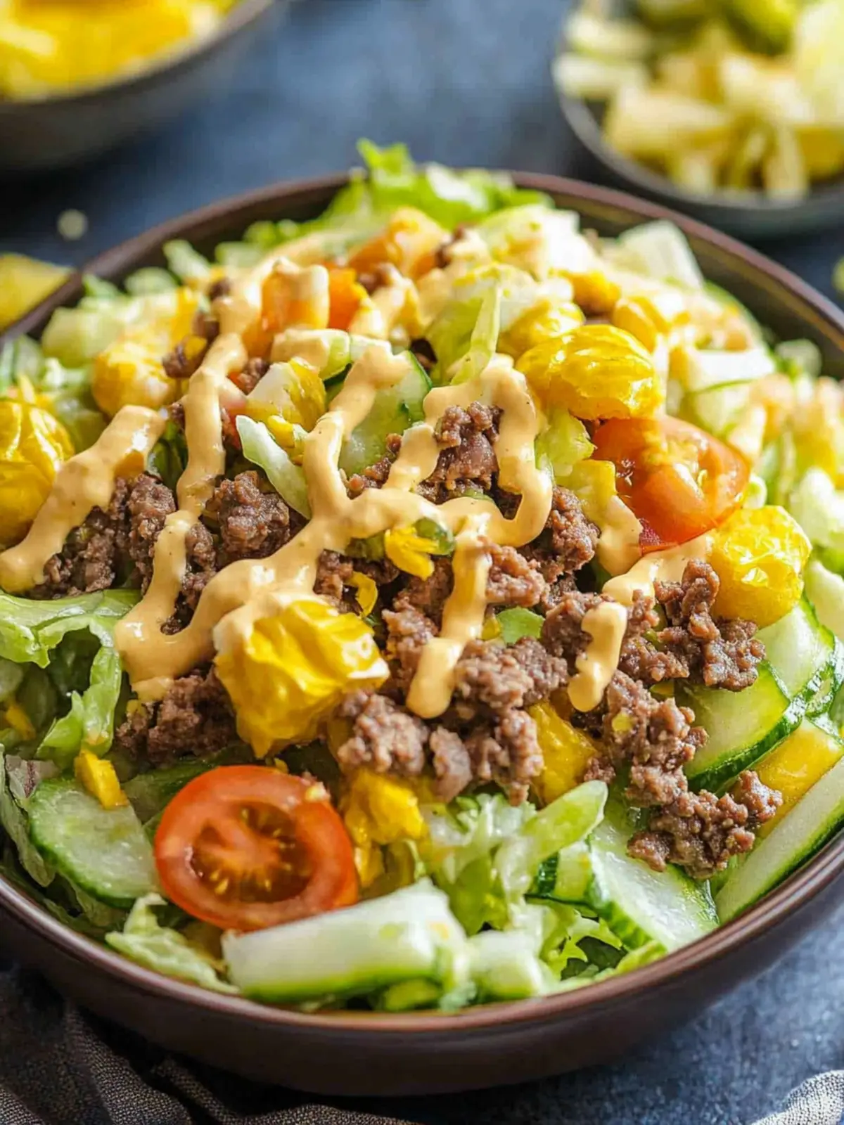 Keto Big Mac Salad Recipe: Your New Favorite Low-Carb Meal 4 Keto Big Mac Salad Recipe