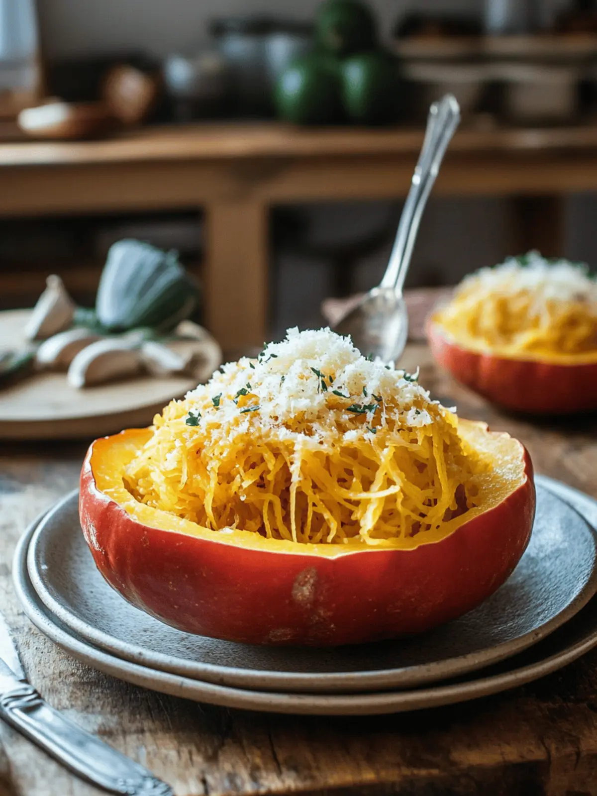 Delicious Spaghetti Squash with Savory Sauce for a Healthy Twist 4 Spaghetti Squash with Savory Sauce