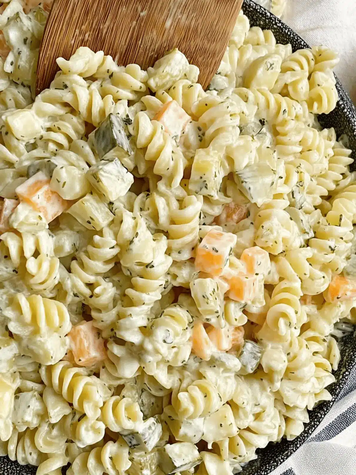 Delicious Dill Pickle Pasta Salad for Summer BBQs and Fun 2 Dill Pickle Pasta Salad