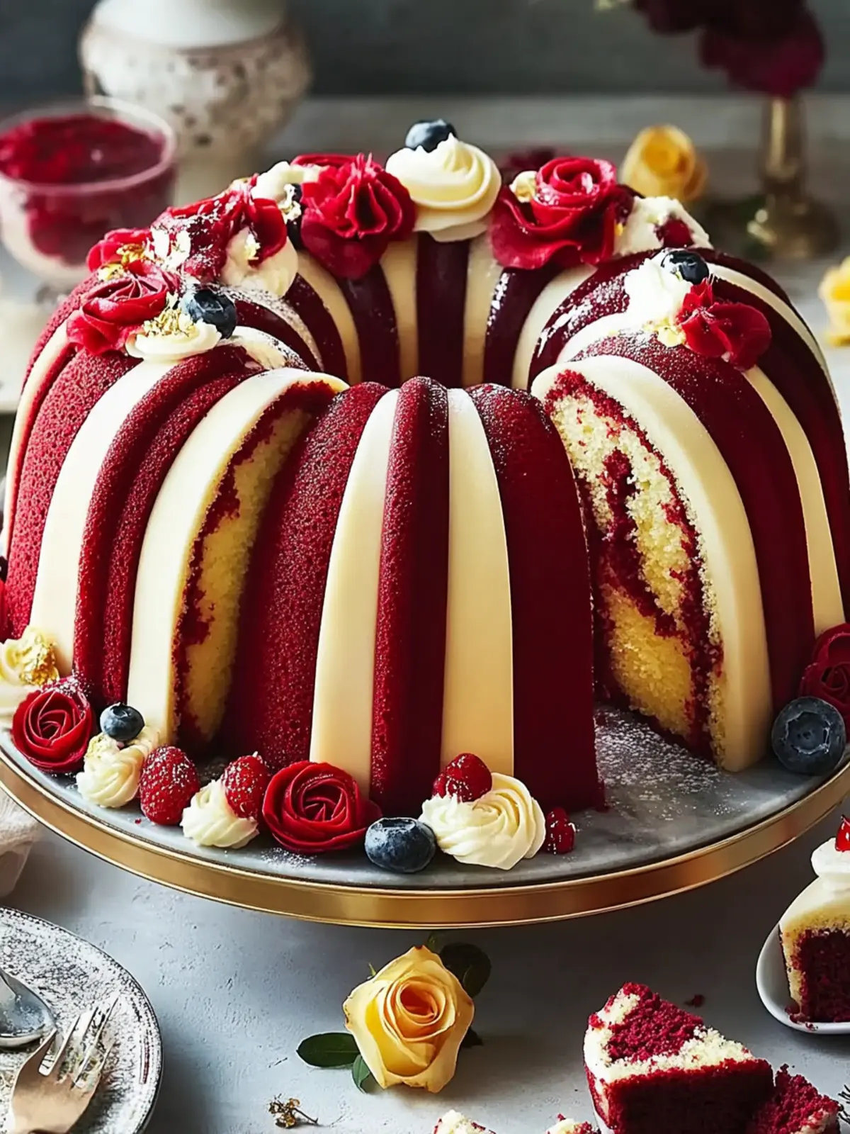 Indulge in Red Velvet Cheesecake Bundt Dump Cake Bliss 4 Red Velvet Cheesecake Bundt Dump