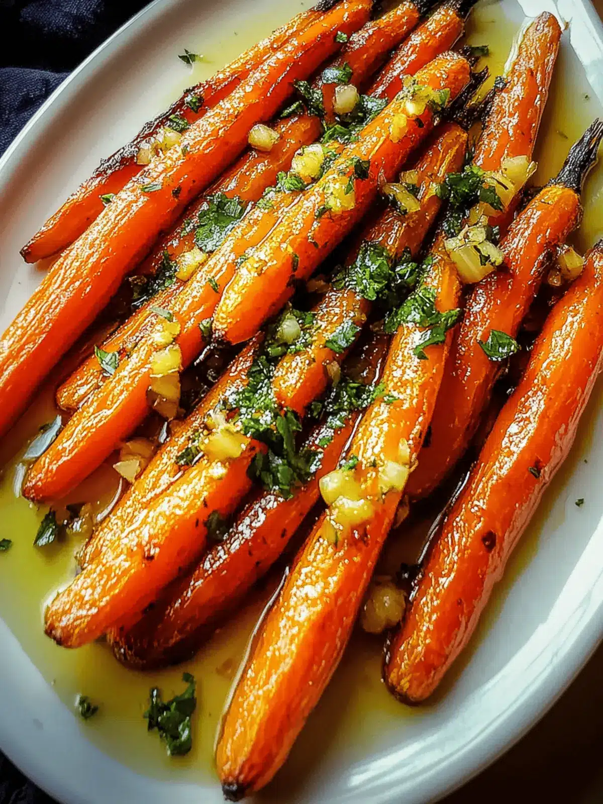 Honey Garlic Butter Roasted Carrots for a Sweet Savory Feast 3 Honey Garlic Butter Roasted Carrots
