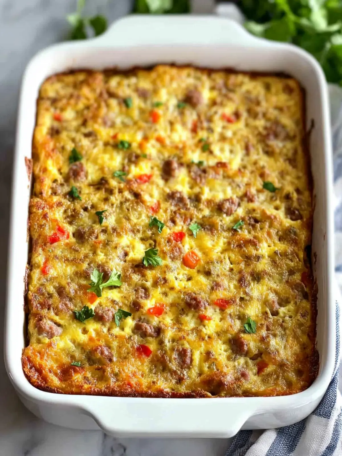 Sausage and Egg Casserole: A Cozy Breakfast Delight 3 Sausage and Egg Casserole