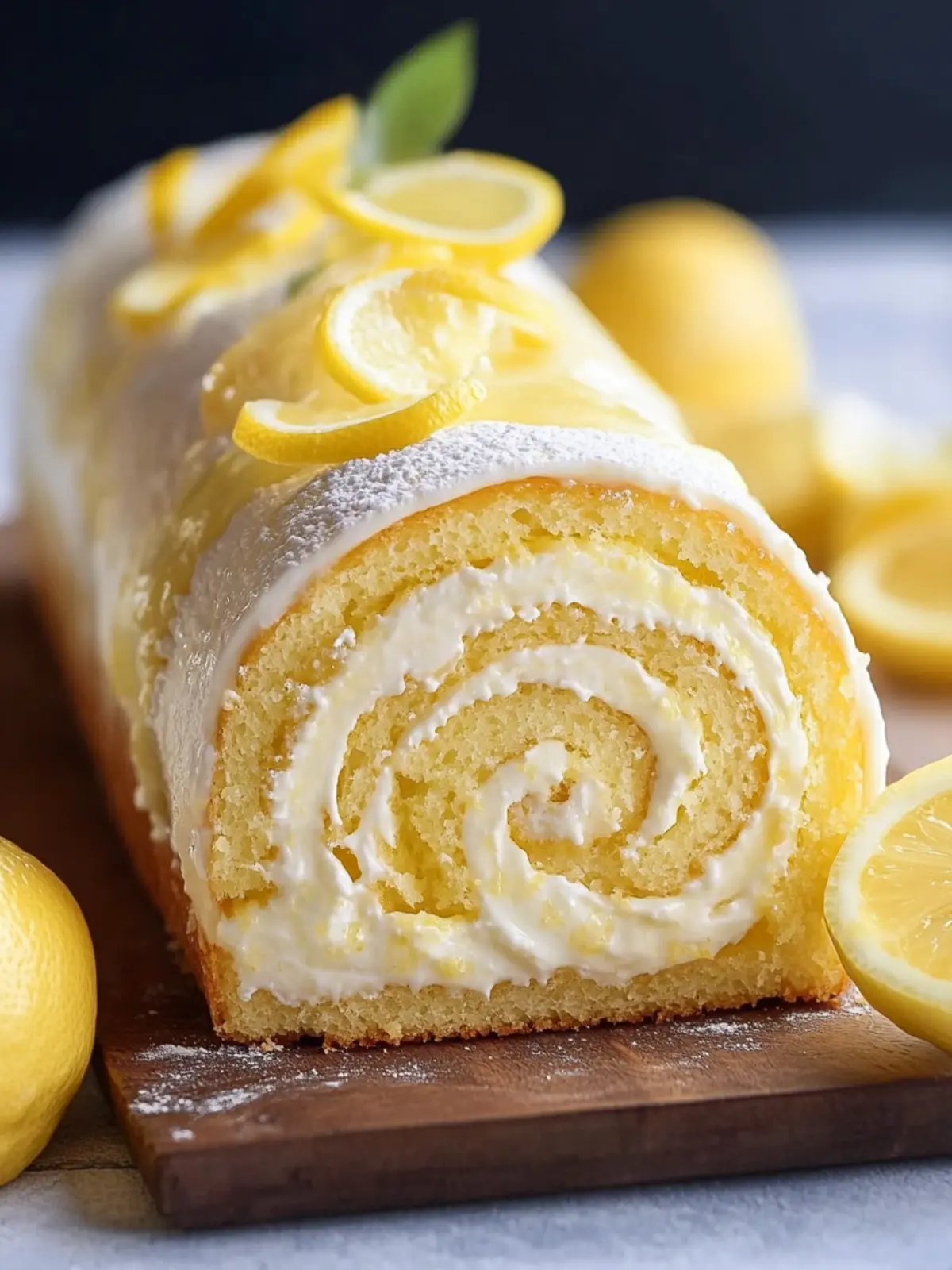 Easy Lemon Cream Swiss Roll That Will Brighten Your Day 2 Easy Lemon Cream Swiss Roll