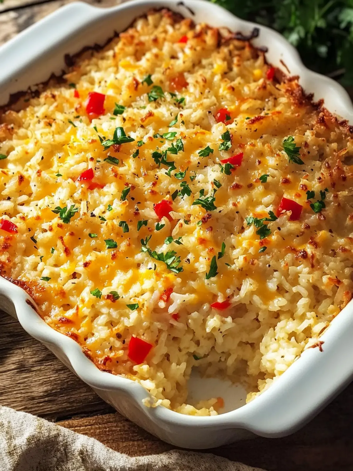 Cheesy Pepper Jack Rice Bake for Cozy Gatherings 4 Pepper Jack Rice Bake