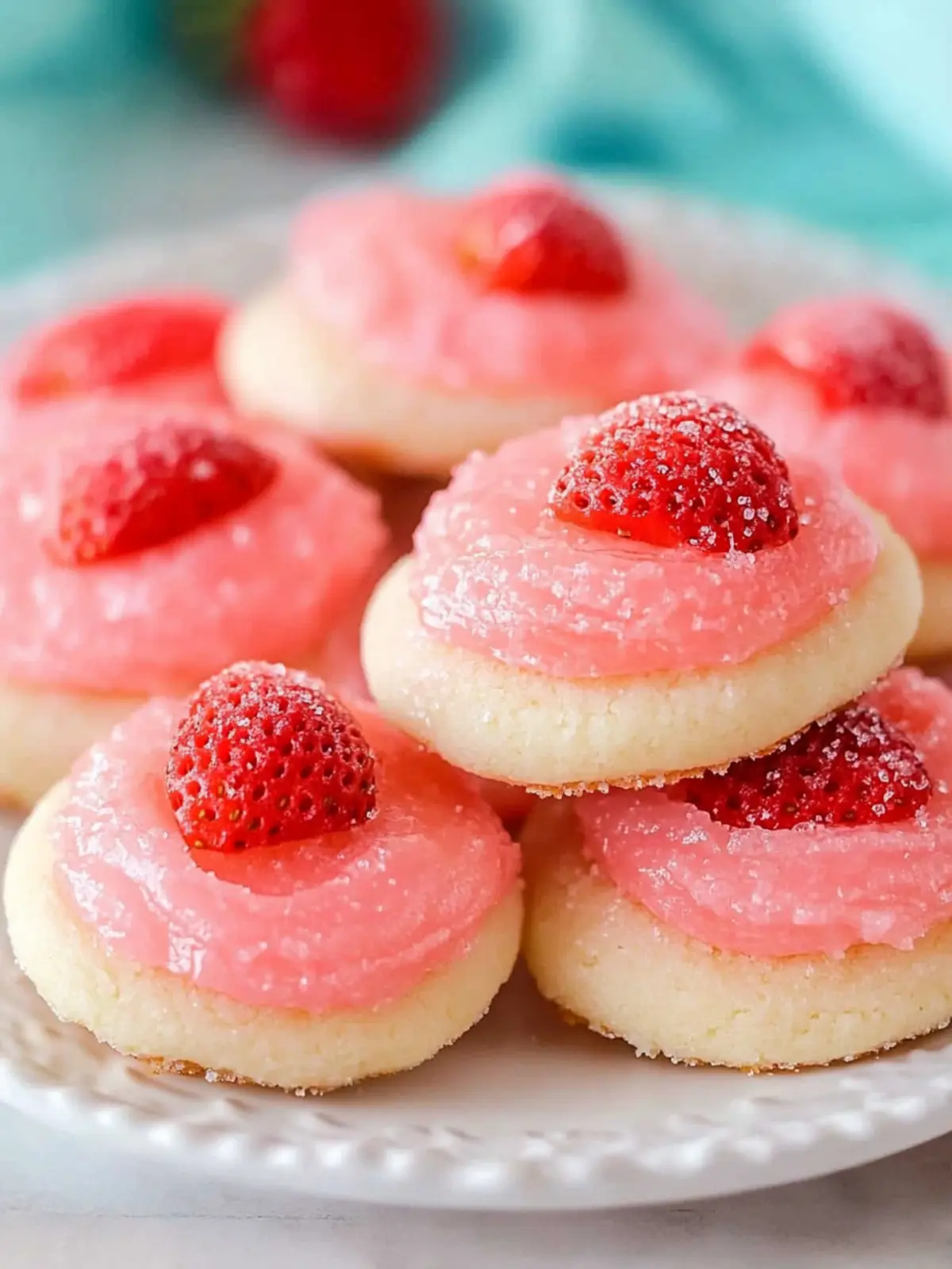 Delicious Strawberry Jello Sugar Cookies for Colorful Celebrations 2 Strawberry Jello Sugar Cookies