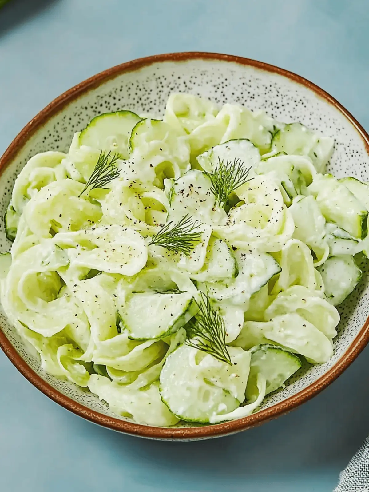 Dad's Creamy Cucumber Salad: Refreshing Summer Side Delight 3 Dad's Creamy Cucumber Salad