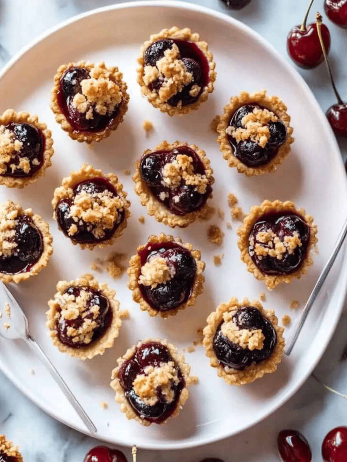Irresistible Streusel Topped Cherry Pie Bites You ll Adore 3 Streusel Topped Cherry Pie Bites