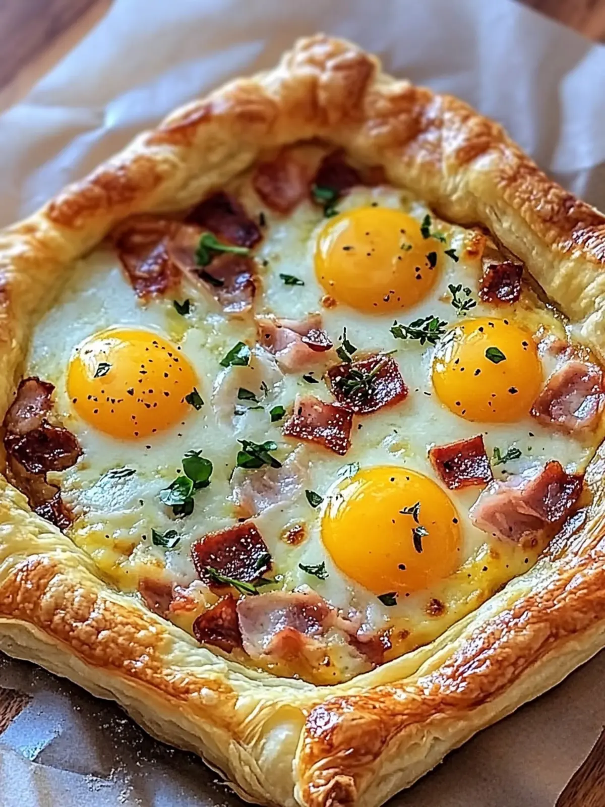 Puff Pastry Breakfast Pizza: A Fun & Flavorful Brunch Treat 2 Puff Pastry Breakfast Pizza