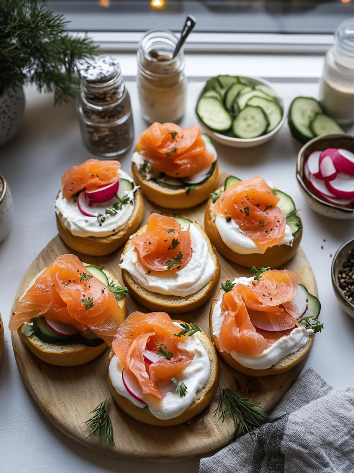 Create Your Dream Smoked Salmon Bagel Bar at Home 2 Smoked Salmon Bagel Bar