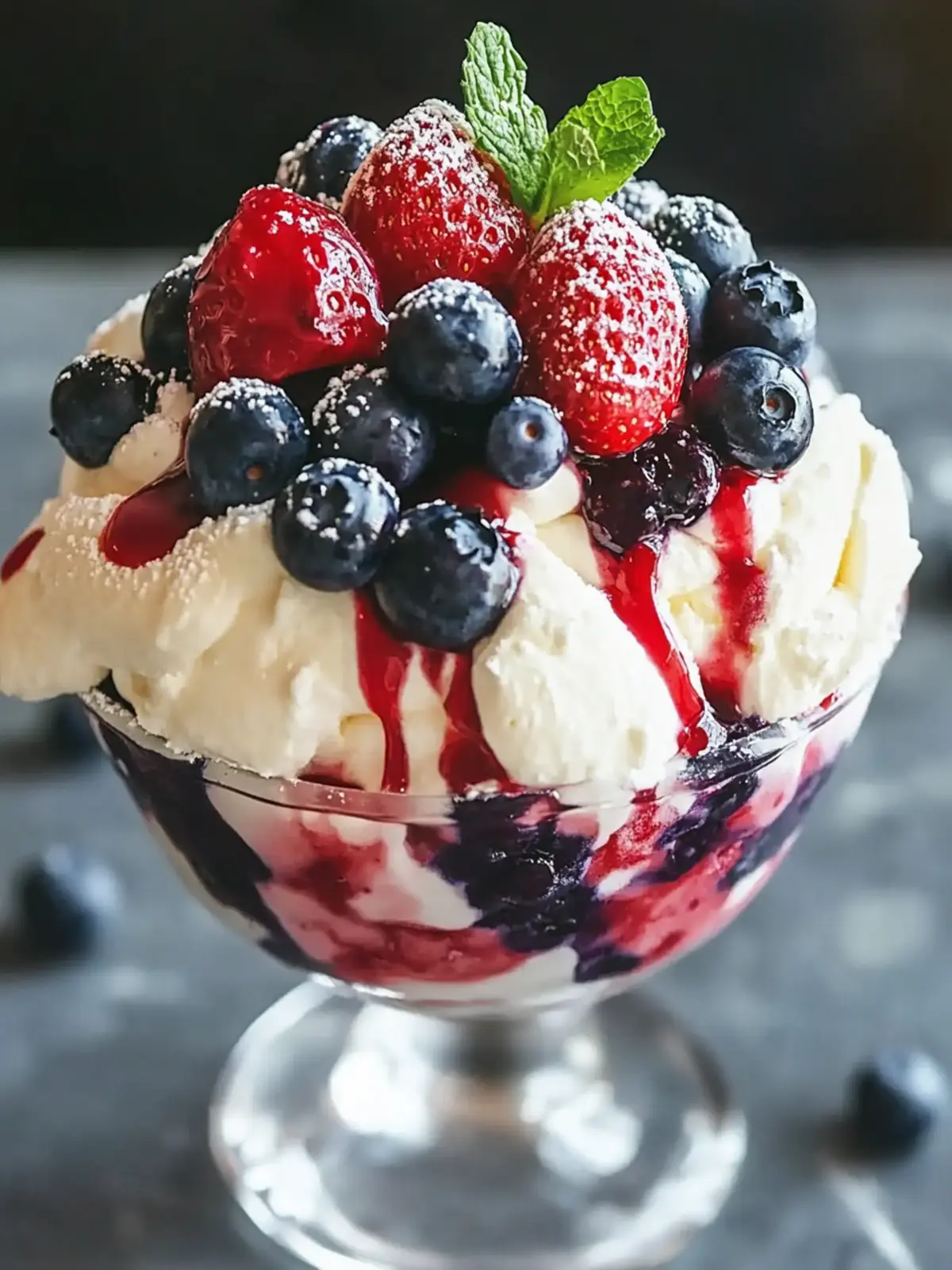 Red White and Blueberry Sundae: Easy Summer Bliss Awaits 4 Red White and Blueberry Sundae