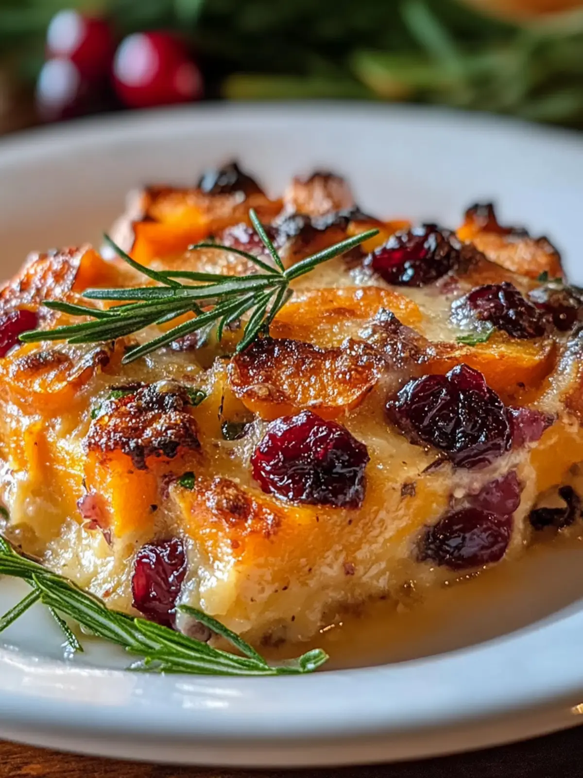Savory Sweet Potato & Cranberry Gratin for Festive Gatherings 2 Sweet Potato & Cranberry Gratin