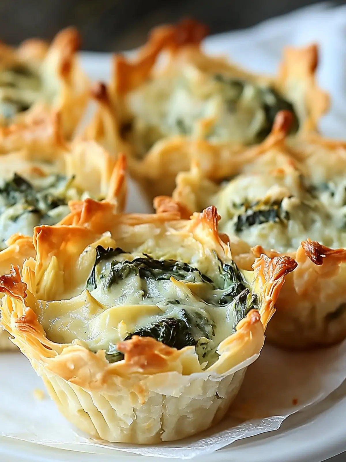 Savory Spinach and Artichoke Dip Cups for Easy Entertaining 3 Spinach and Artichoke Dip Cups
