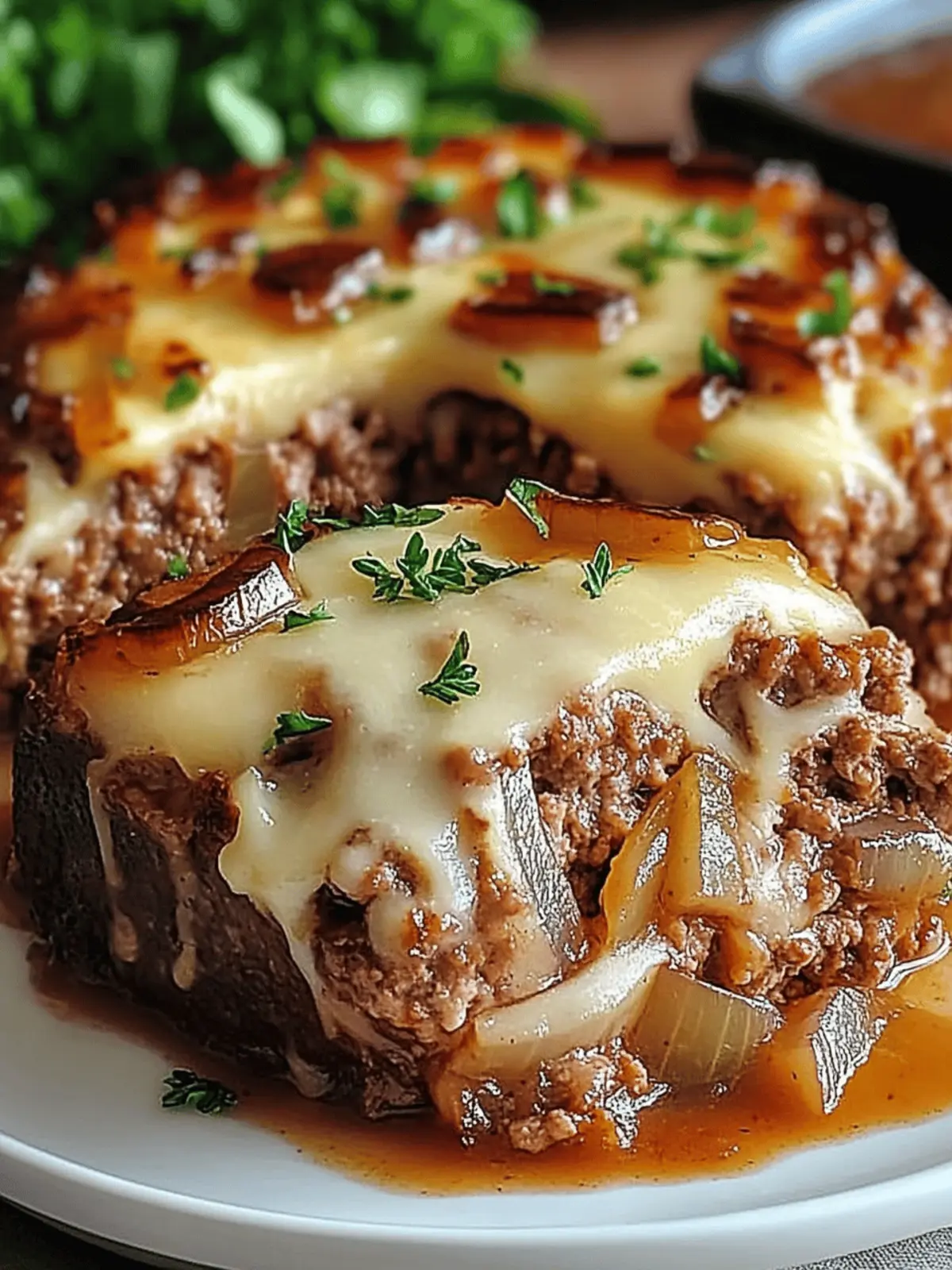 Ultimate French Onion Meatloaf: Comfort Food Reinvented 2 French Onion Meatloaf