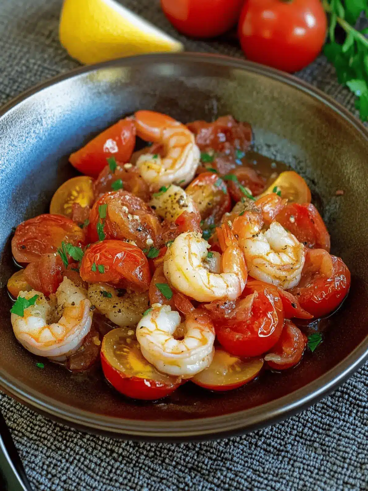 Seared Cherry Tomato and Shrimp Tapas for Easy Gourmet Flavor 2 Seared Cherry Tomato and Shrimp Tapas