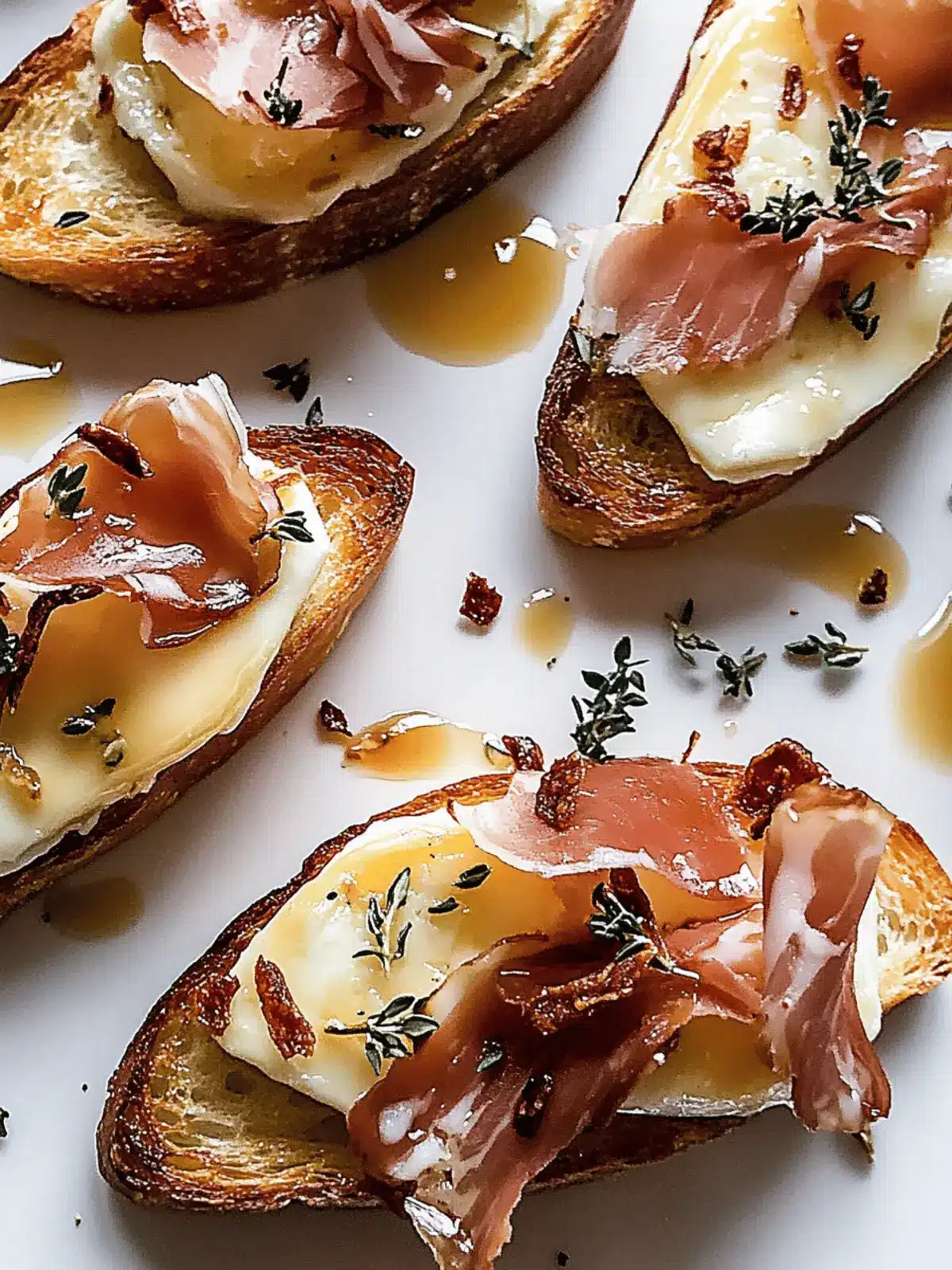 Baked Brie Crostini with Crispy Prosciutto in 30 Minutes 2 Baked Brie Crostini with Crispy Prosciutto