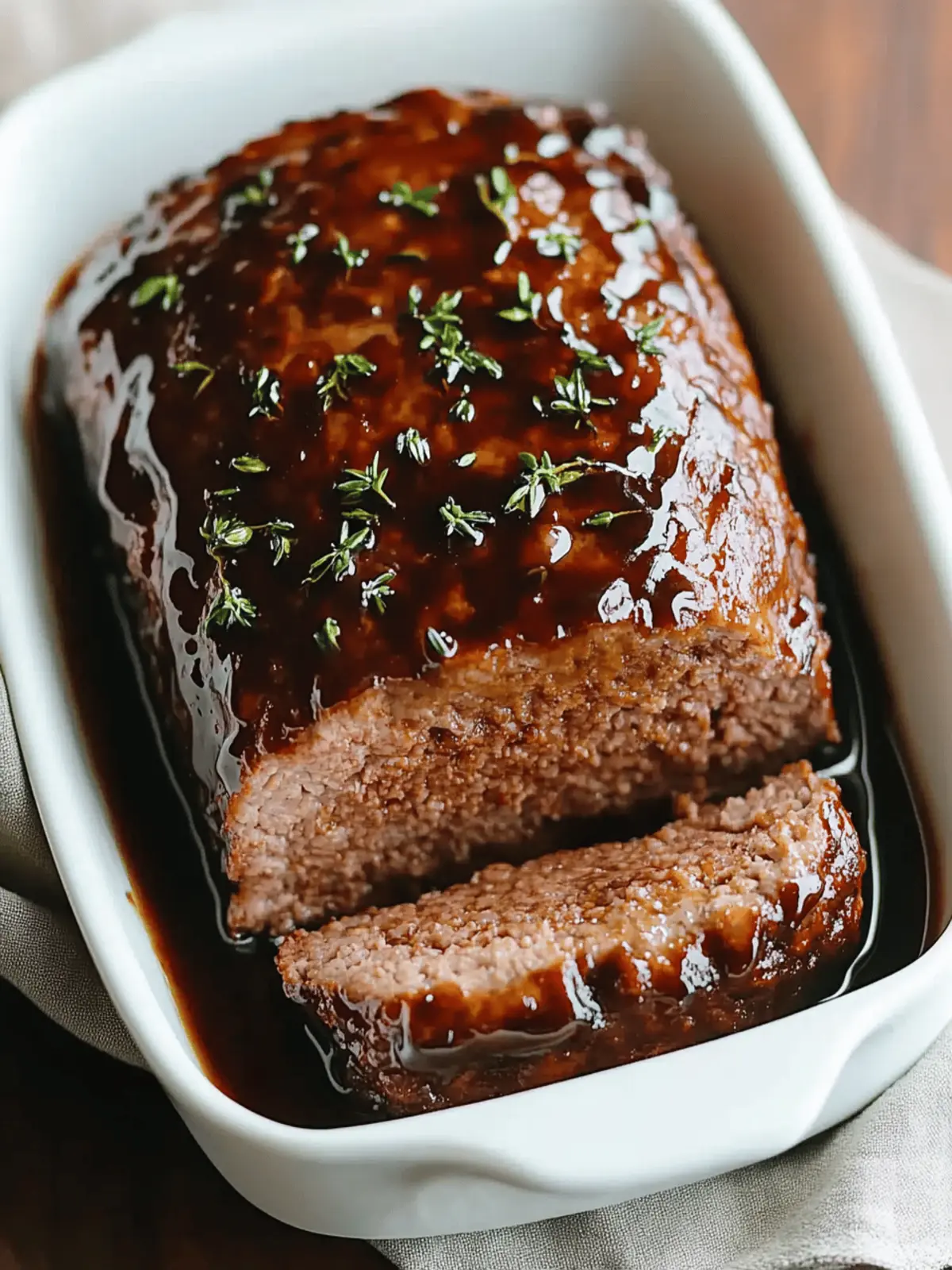 Ultimate Balsamic Glazed Meatloaf for Comfort Food Lovers 3 Balsamic Glazed Meatloaf