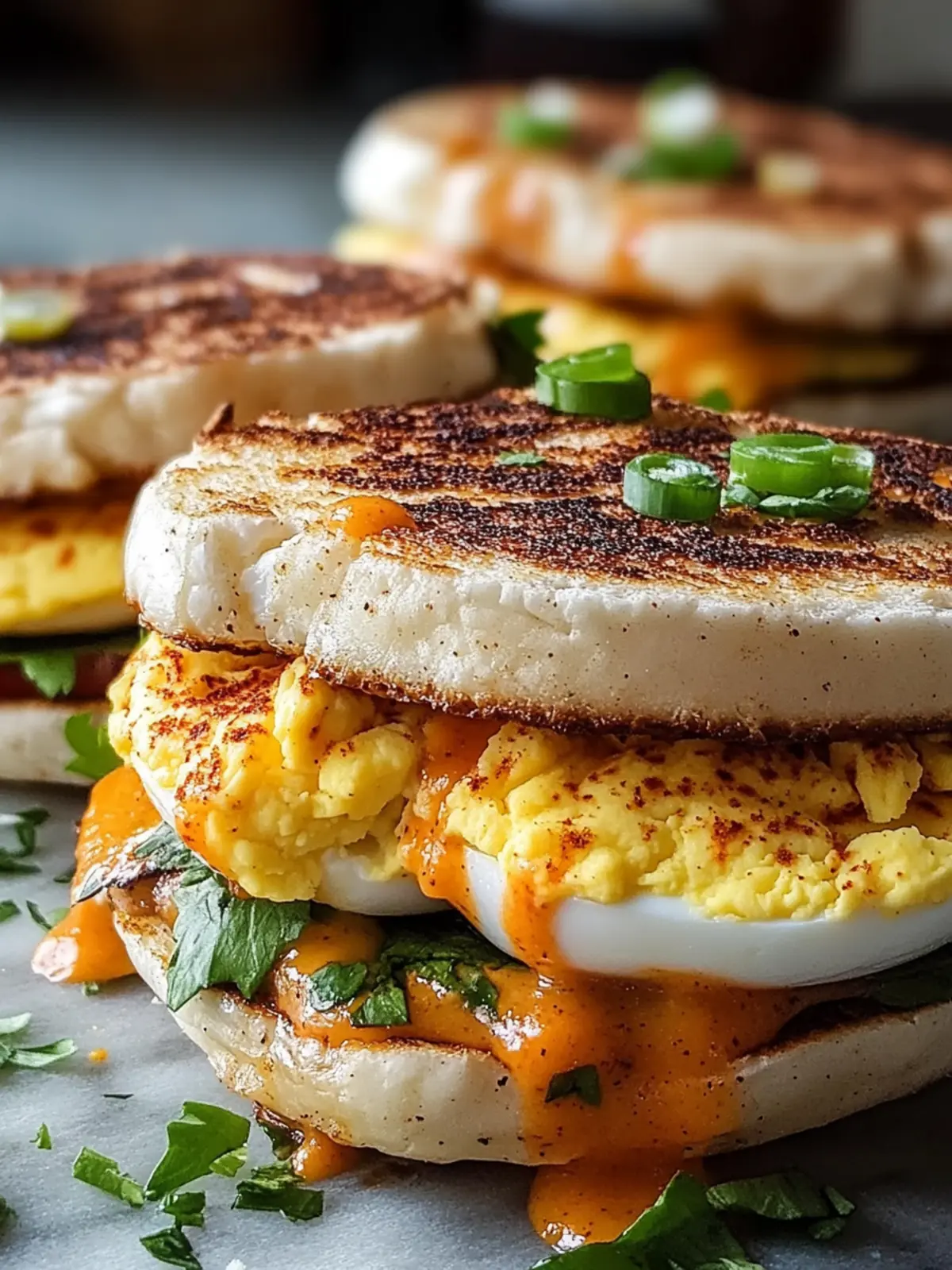 Spicy Chipotle Egg Breakfast Sandwiches for a Zesty Morning! 3 Spicy Chipotle Egg Breakfast Sandwiches