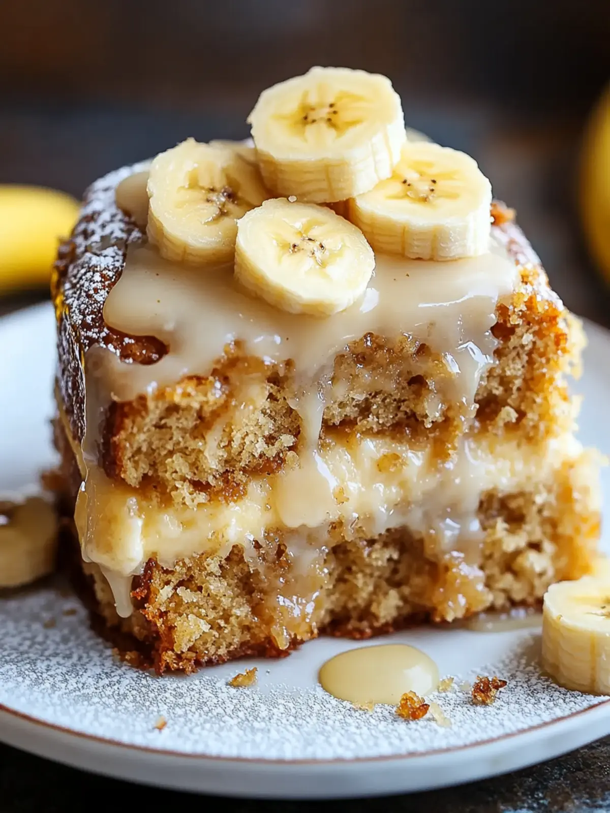 Irresistible Sticky Banana Bread Pudding Cake for Cozy Nights 2 Sticky Banana Bread Pudding Cake