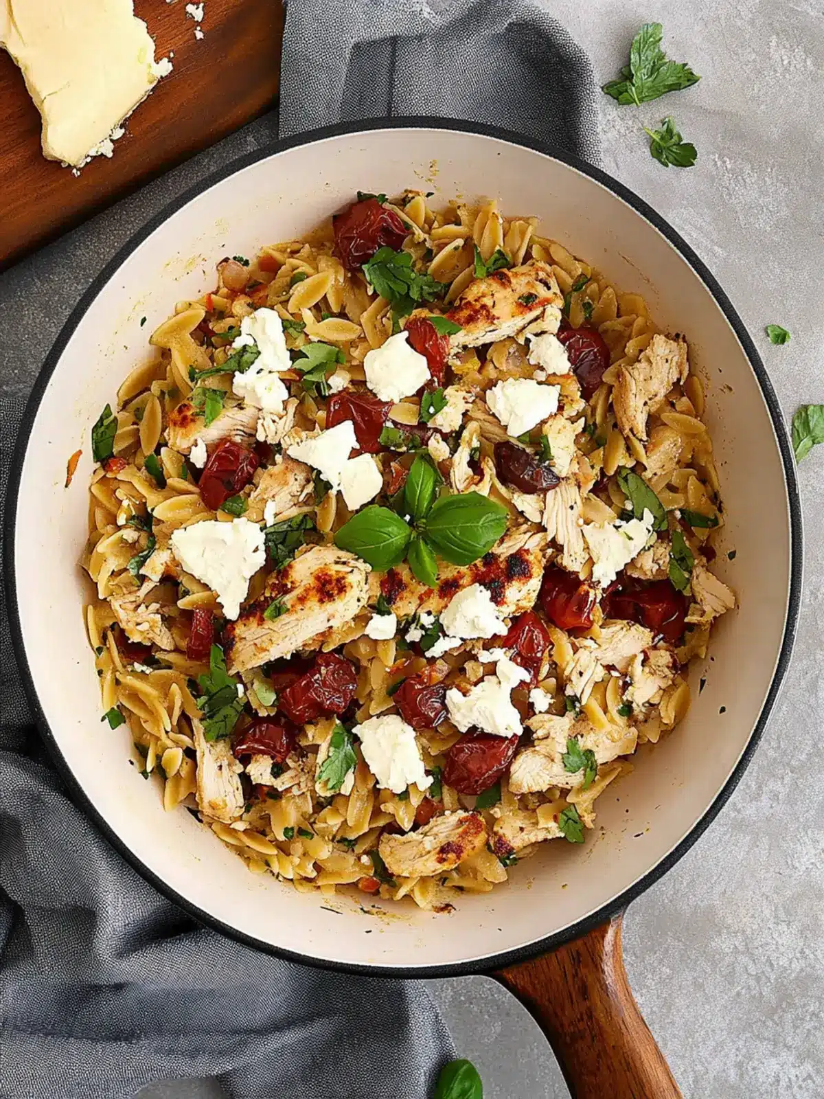 Mediterranean Chicken Orzo: A Quick, Zesty Dinner Delight 3 Mediterranean Chicken Orzo
