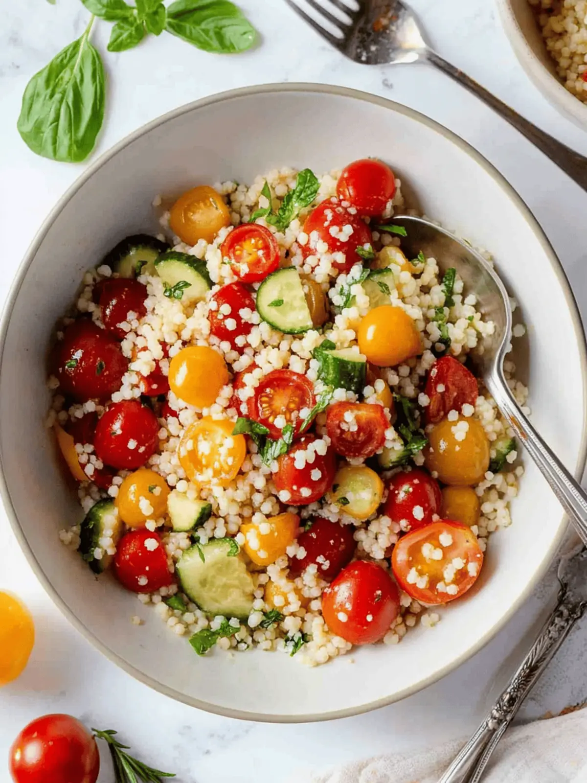Cherry Tomato Couscous Salad that Will Brighten Your Lunch 2 Cherry Tomato Couscous Salad