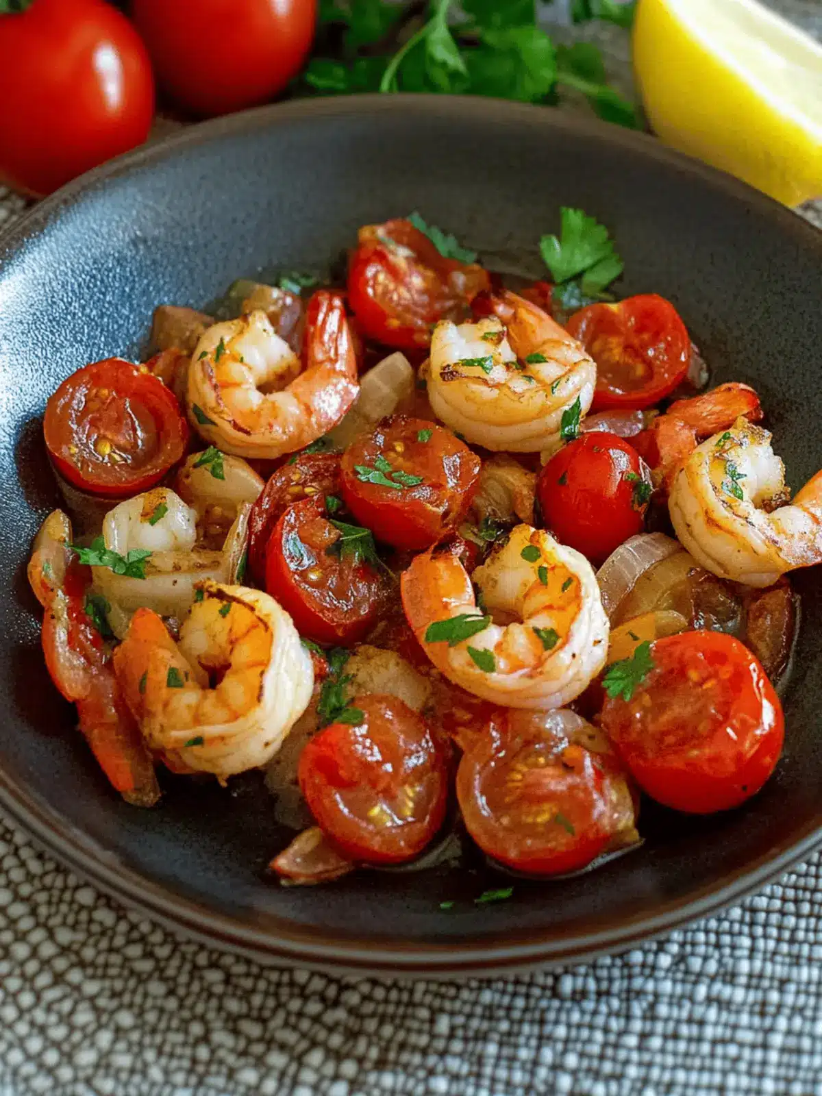 Seared Cherry Tomato and Shrimp Tapas for Easy Gourmet Flavor 4 Seared Cherry Tomato and Shrimp Tapas