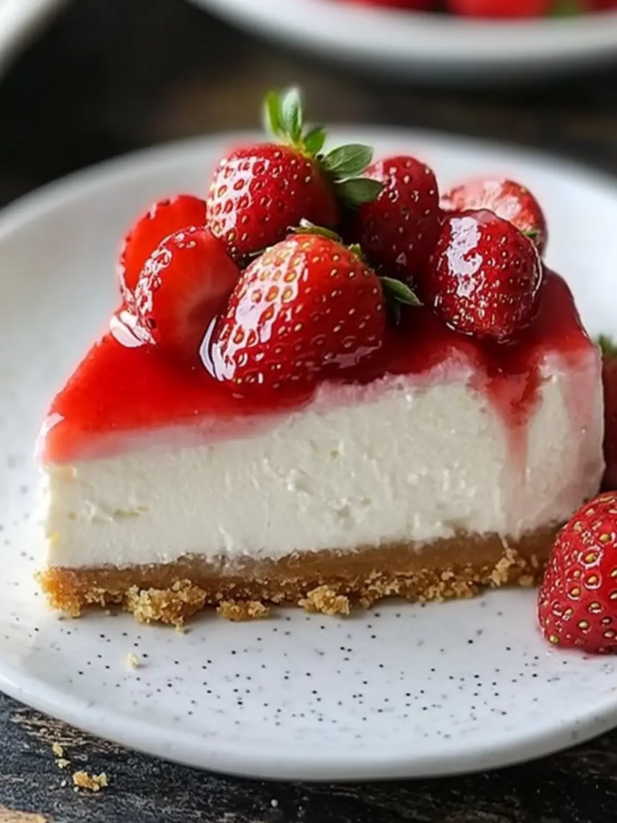 Delicious Strawberry Topped Cheesecake Dessert You ll Love 4 Strawberry Topped Cheesecake Dessert