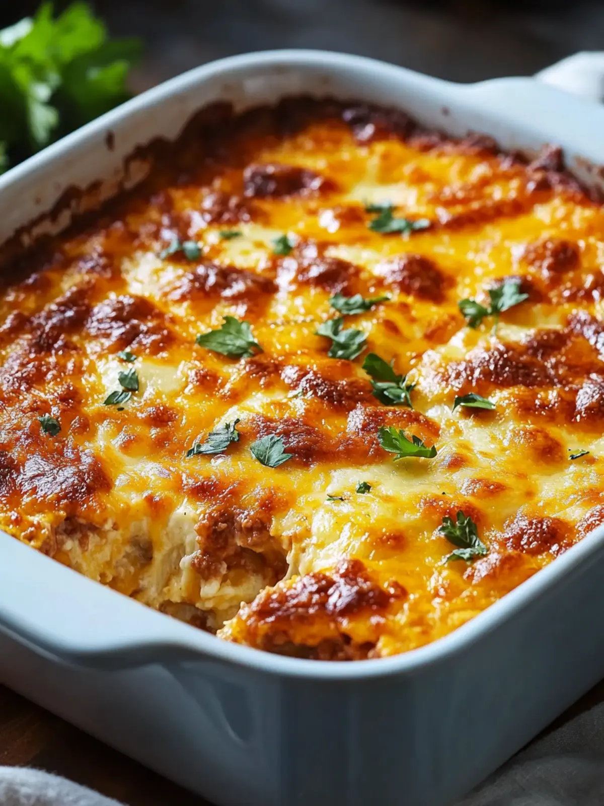 Cheesy Low Carb Casserole That's Comfort Food Bliss 2 Cheesy Low Carb Casserole