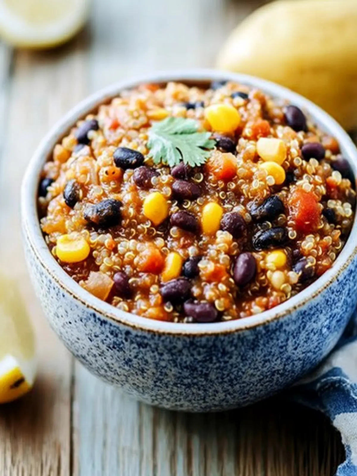 Warm Up with a Cozy Black Bean and Quinoa Chili Bowl 4 Black Bean and Quinoa Chili Bowl
