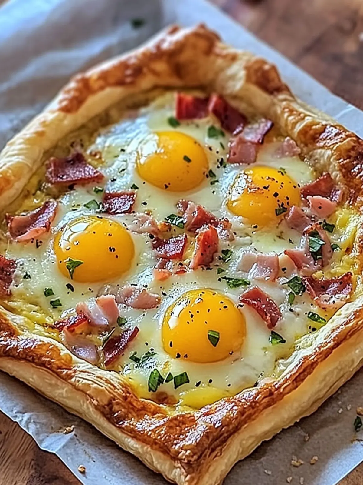 Puff Pastry Breakfast Pizza: A Fun & Flavorful Brunch Treat 3 Puff Pastry Breakfast Pizza